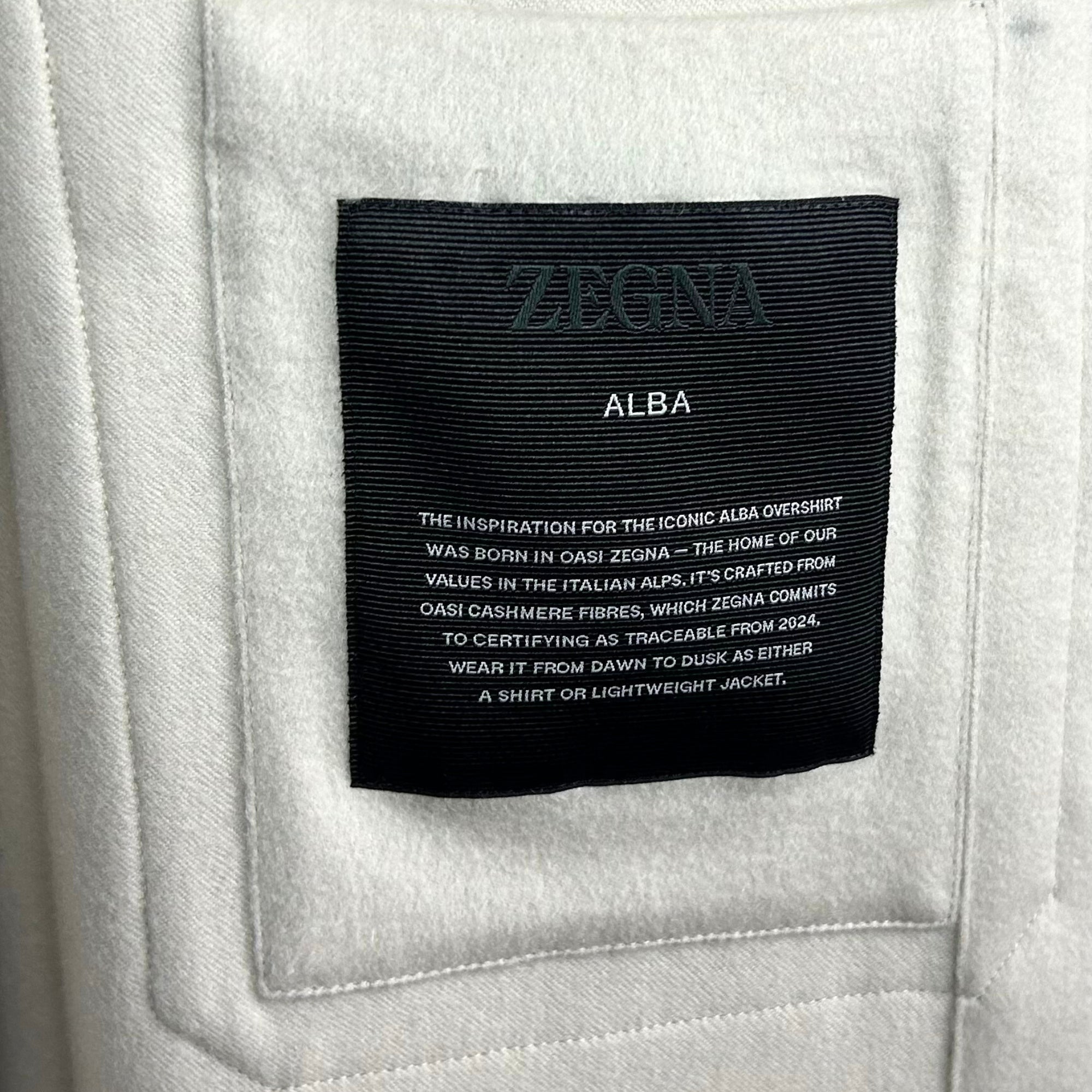 Ecru  Shirt Jacket made of Cashmere (M)