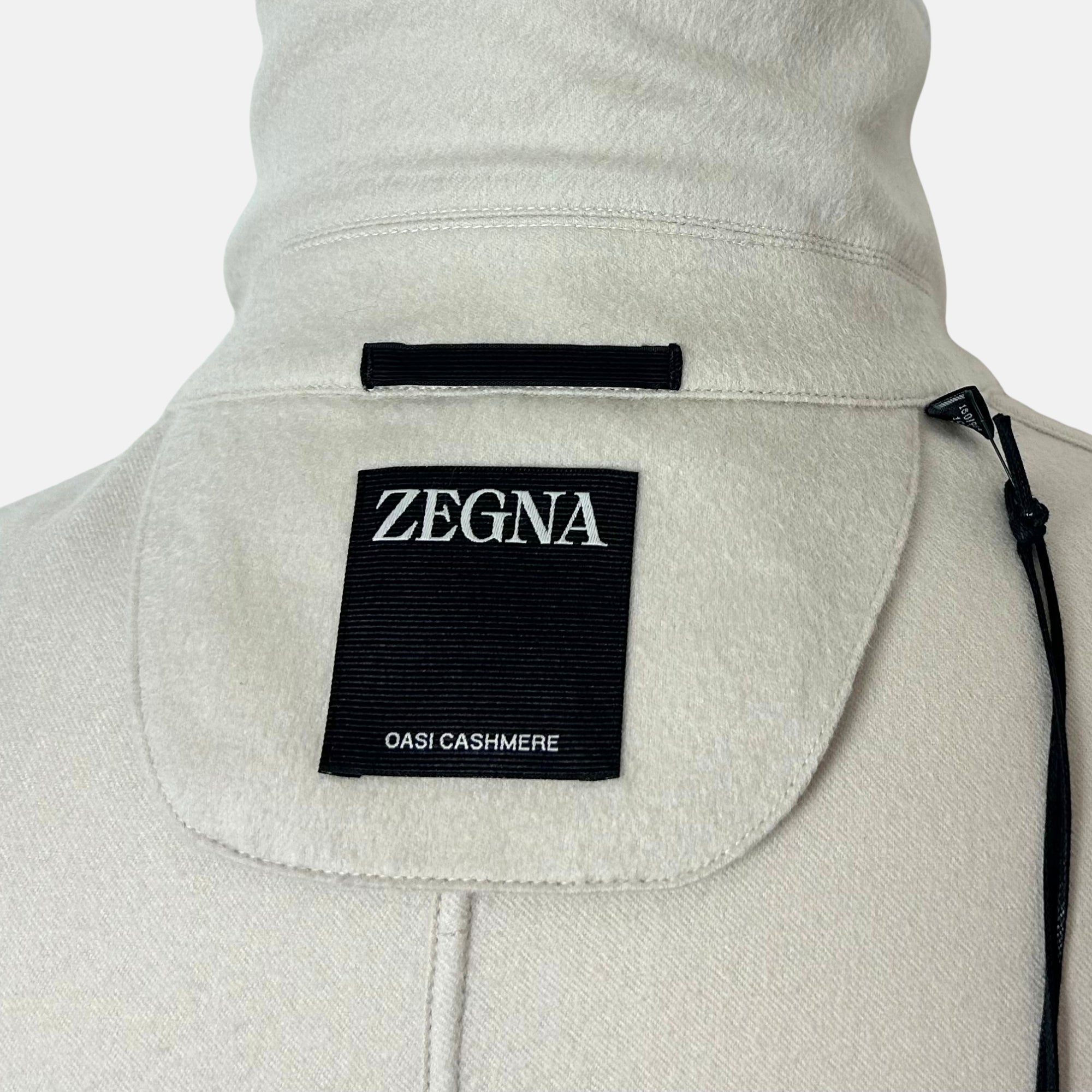 Ecru  Shirt Jacket made of Cashmere (M)