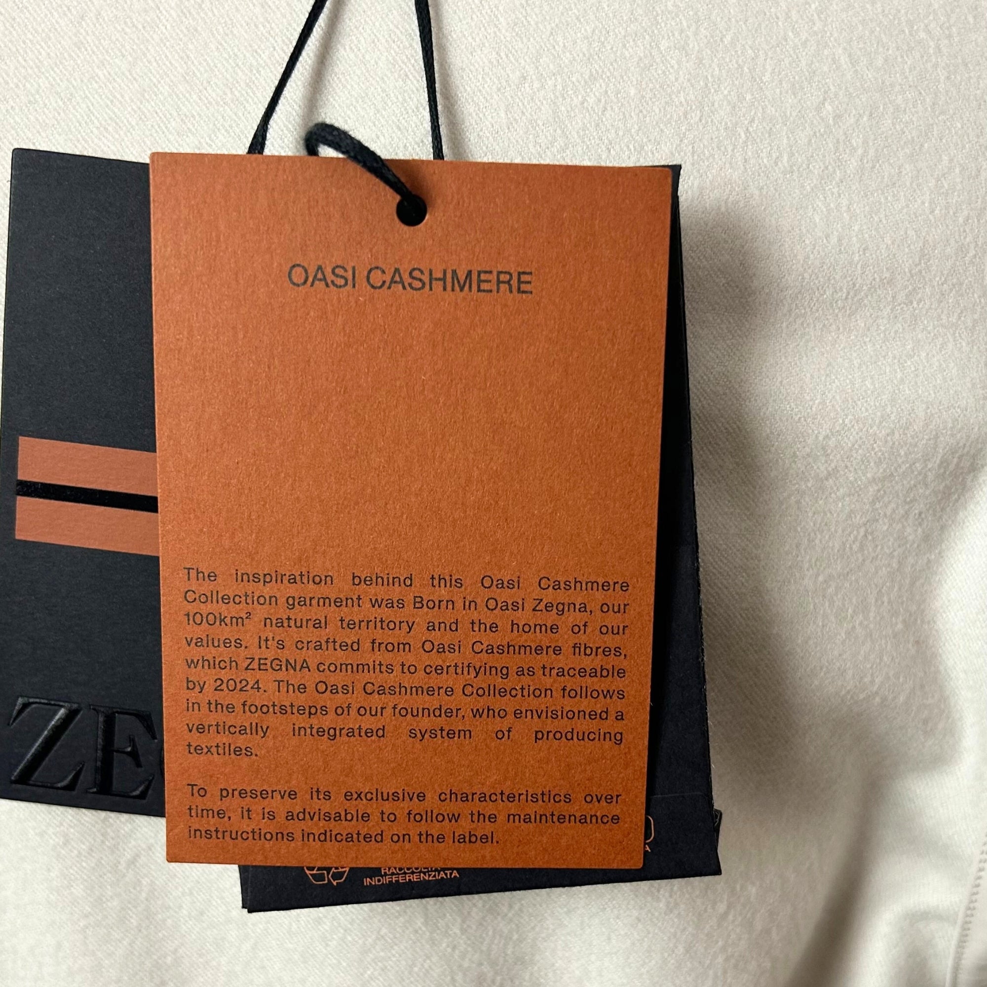 Ecru  Shirt Jacket made of Cashmere (M)