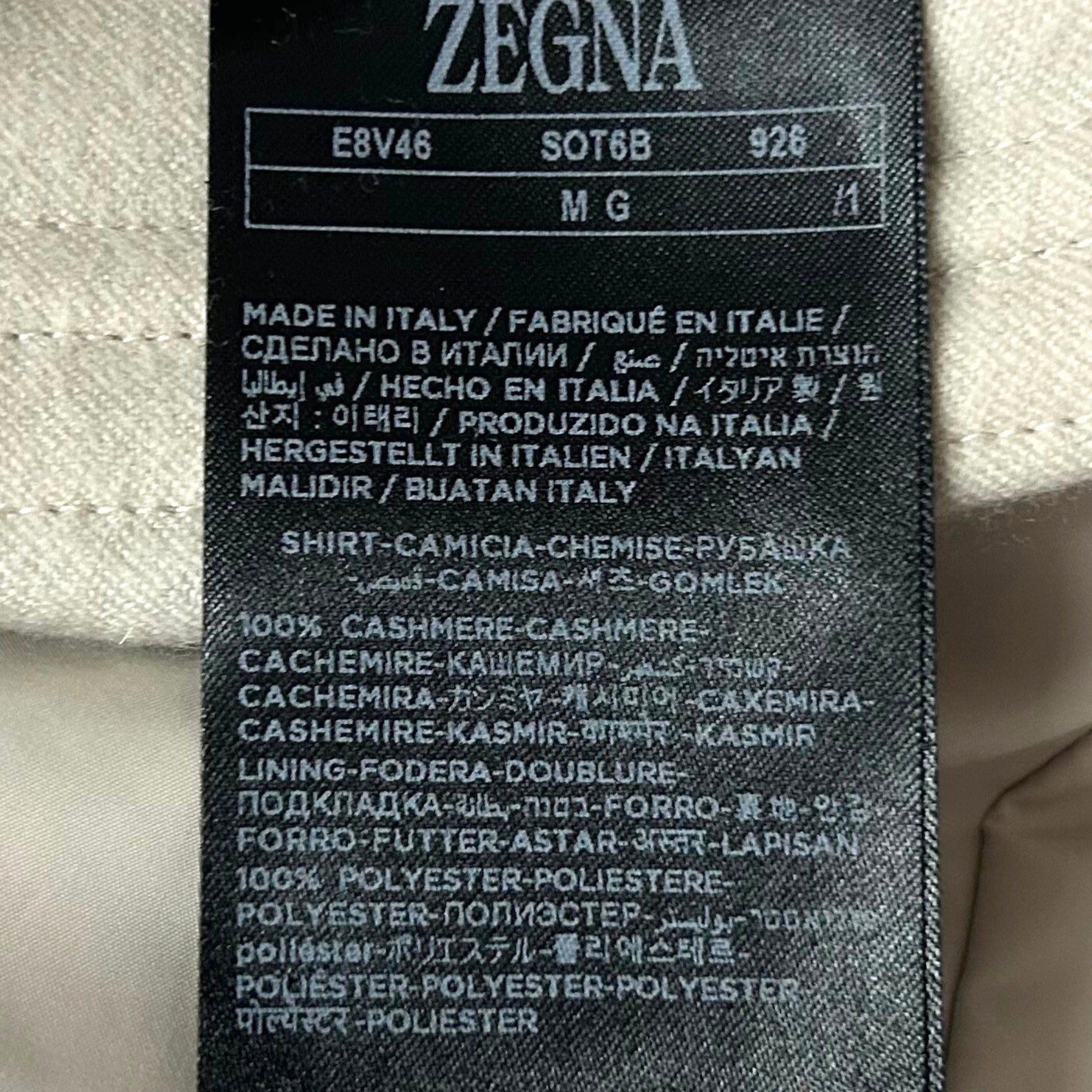 Ecru  Shirt Jacket made of Cashmere (M)