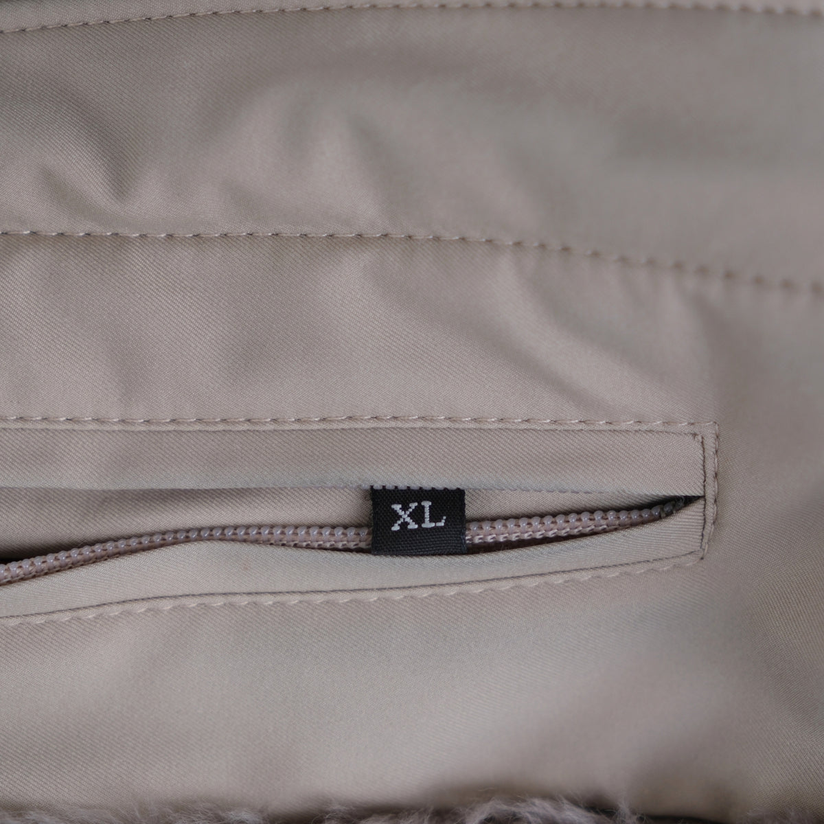 Beige "Storm System" Blouson/Mink lined (XL)