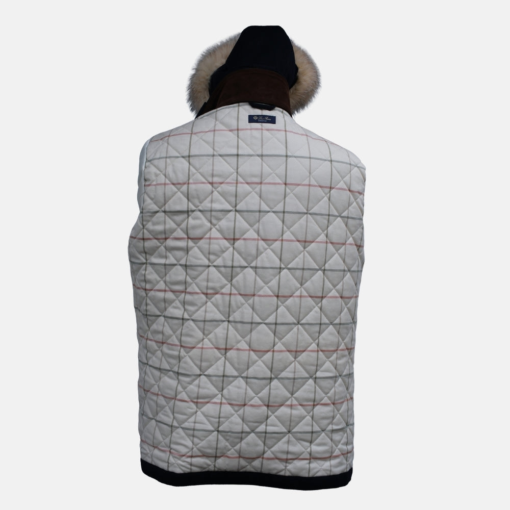 Navy Blue Icer Coat made of Cashmere (L)