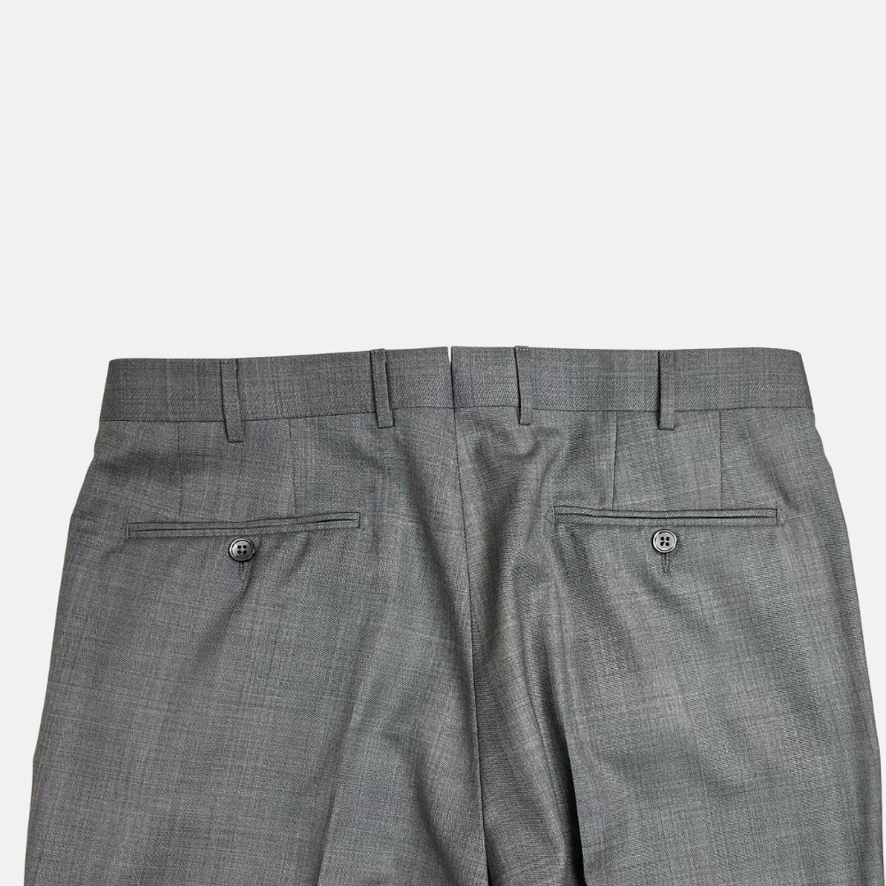 Gray Melange Suit made of Wool (EU 50)