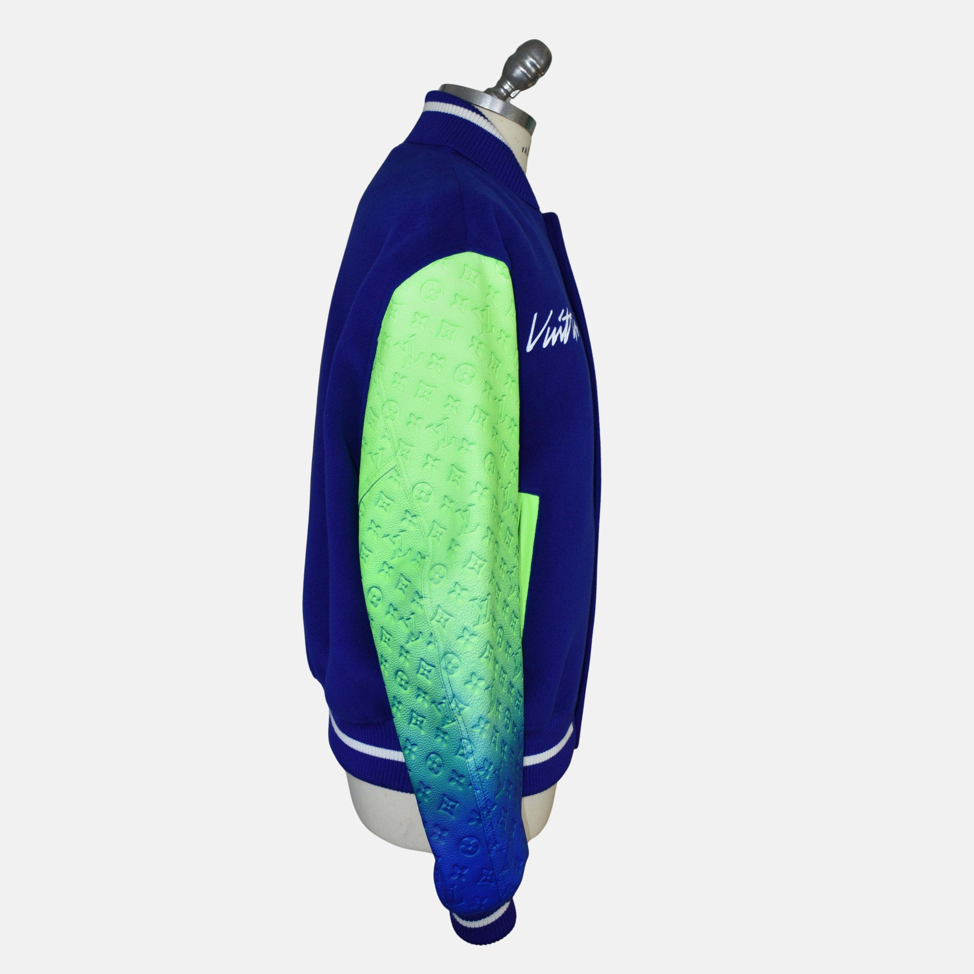 Blue/Green Gradient Bomber Jacket (EU 50)