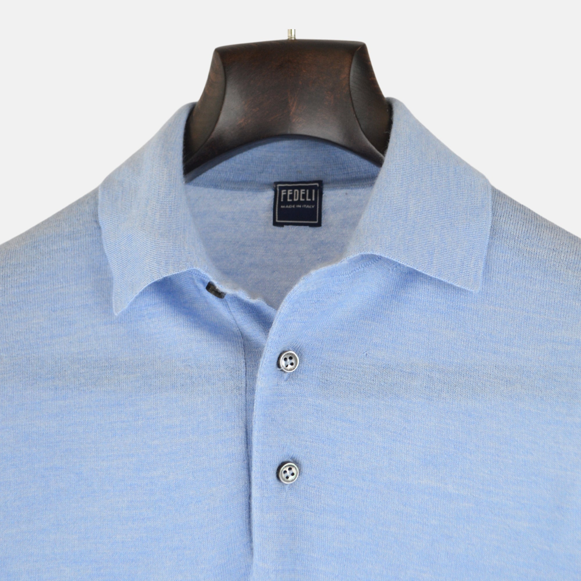 Light Blue Pullover made of Wool/Silk (EU 46)