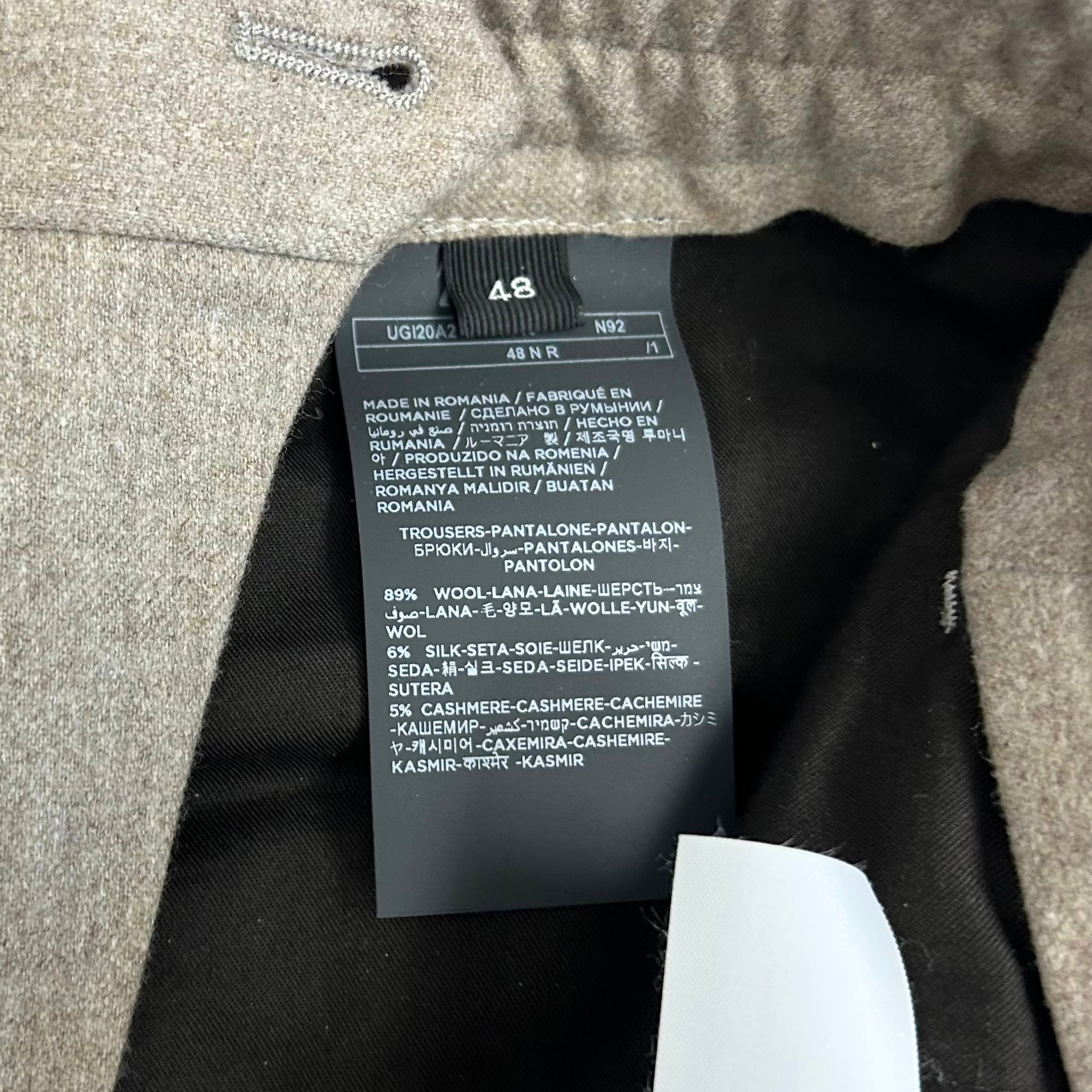Ecru Melange 15MilMil15 Jogger Flannel Pants (EU 48)
