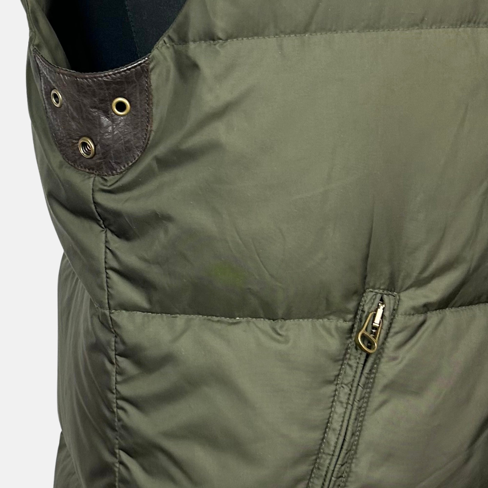 Green Blazer with separable Down Vest made of Cotton (EU 50)