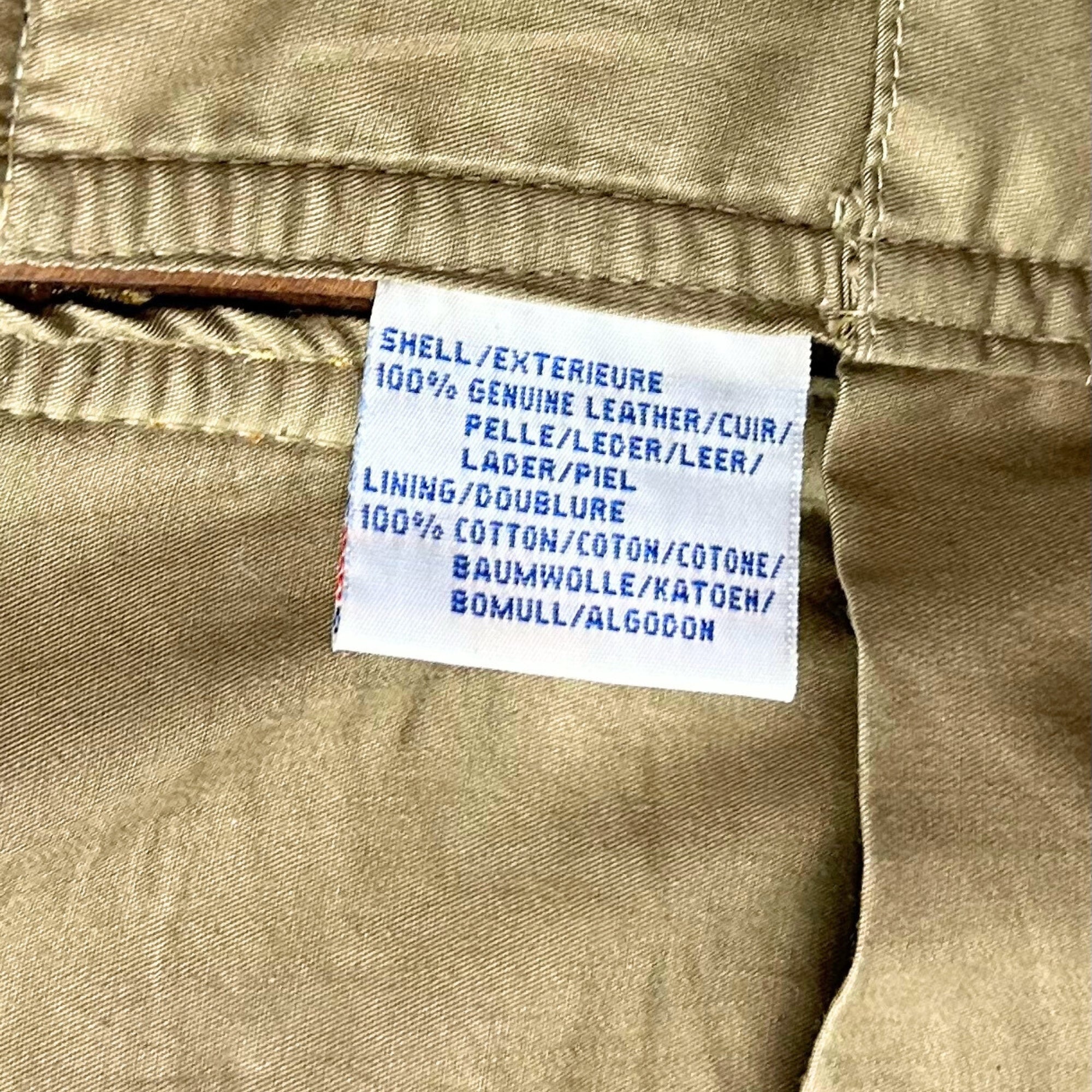 Brown Vest made of  Leather (XL)