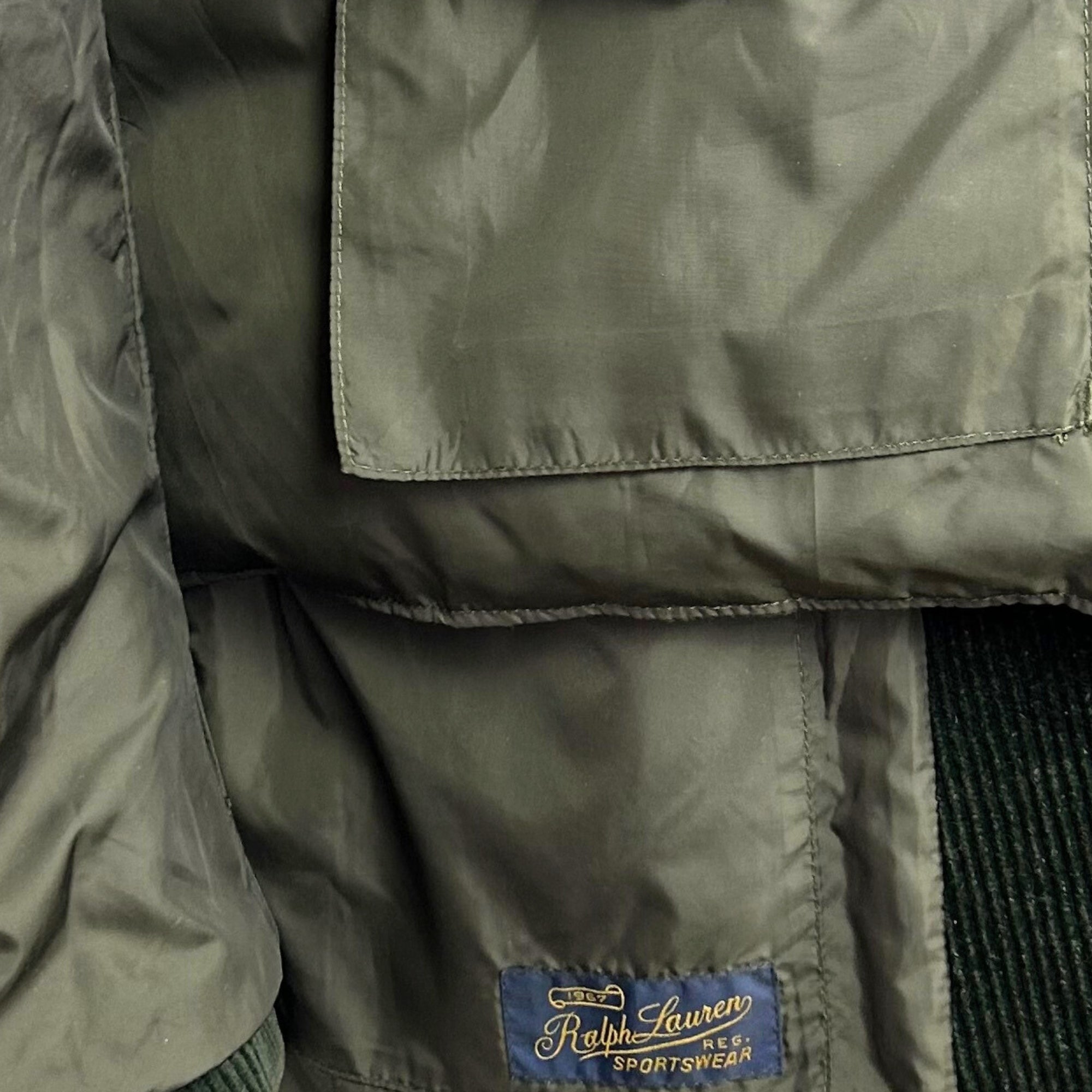 Green Blazer with separable Down Vest made of Cotton (EU 50)