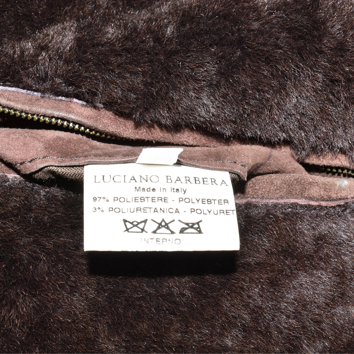 Black Tech Coat with Shearling Lining (XL)
