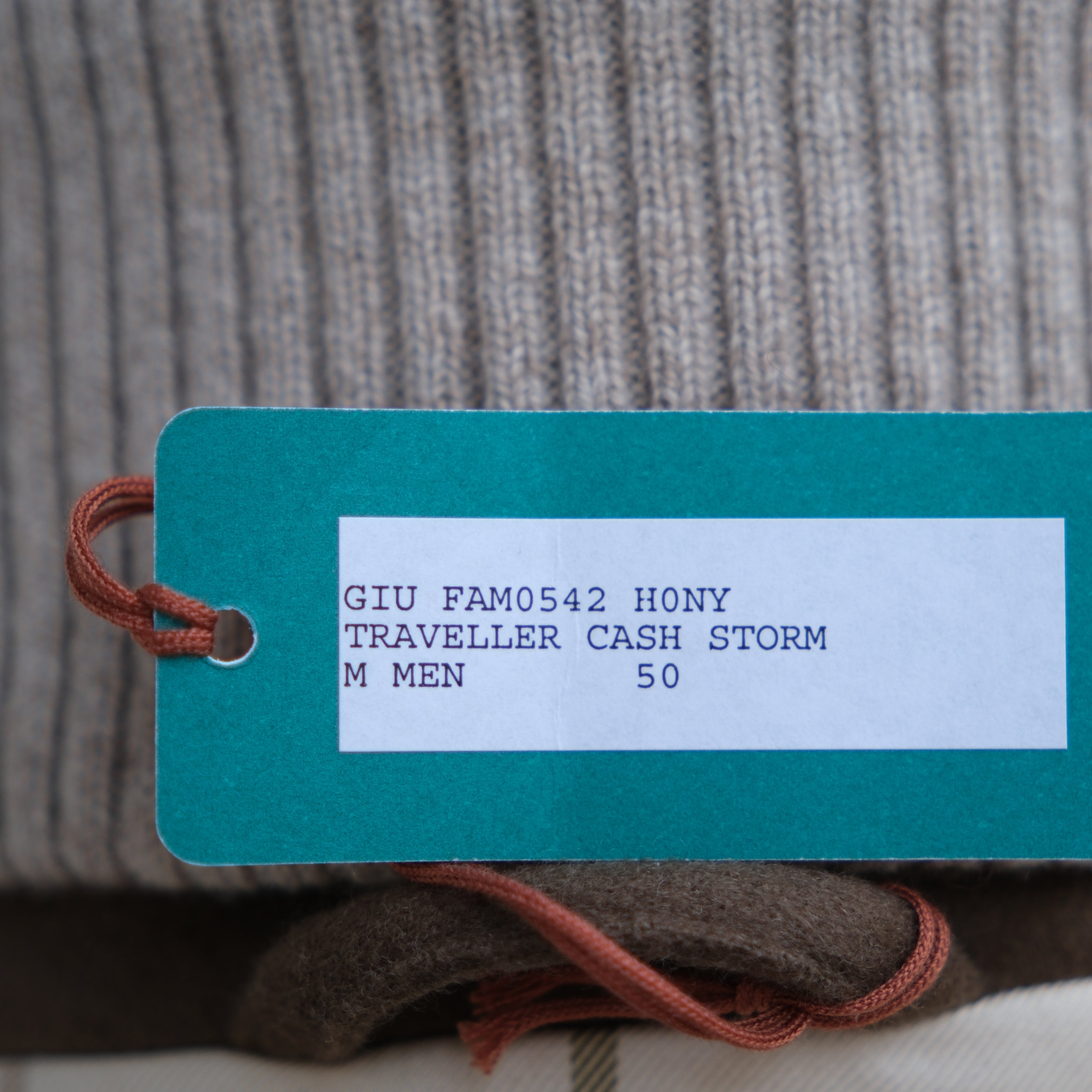 Brown "Traveller" Cashmere Jacket (EU 50)