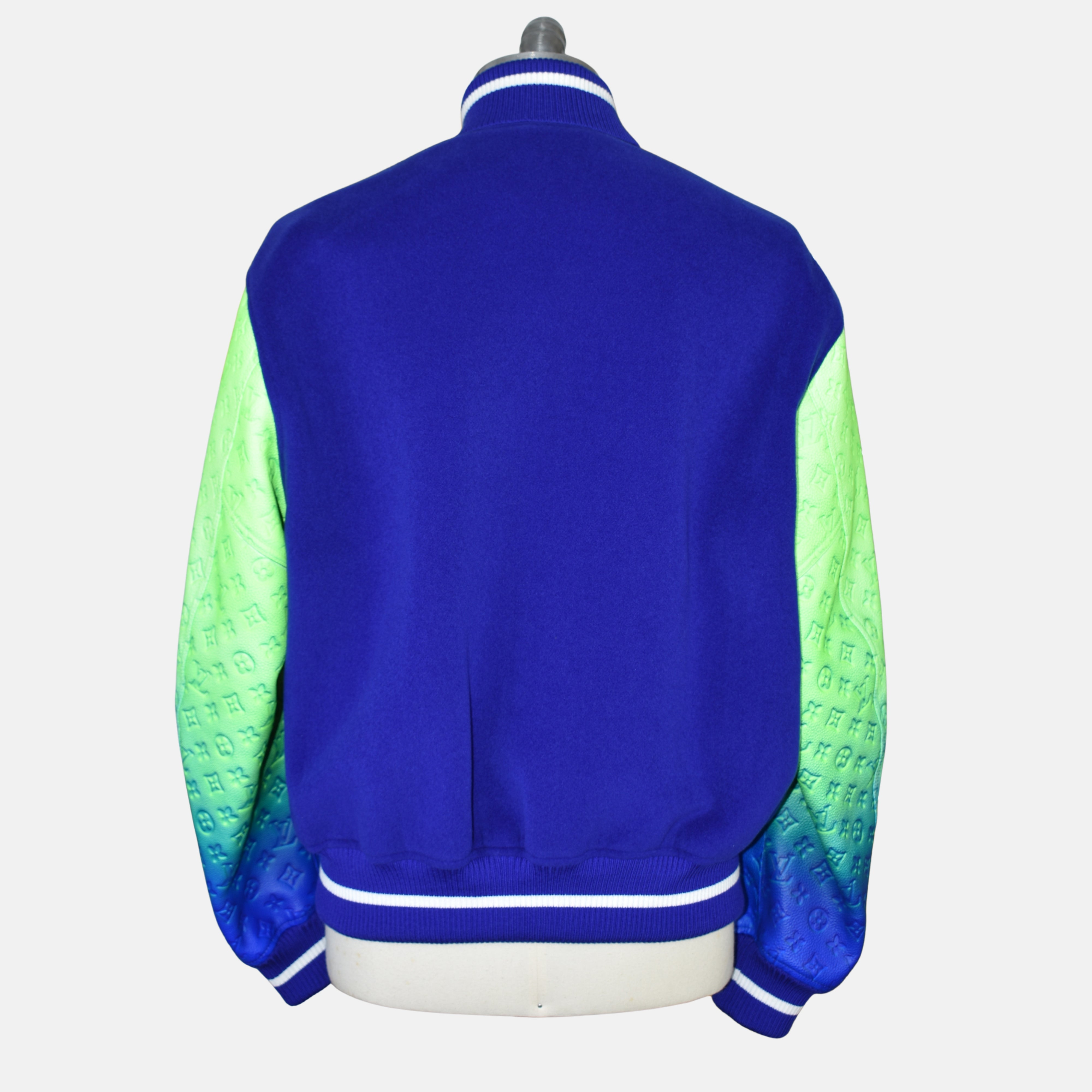 Blue/Green Gradient Bomber Jacket (EU 50)