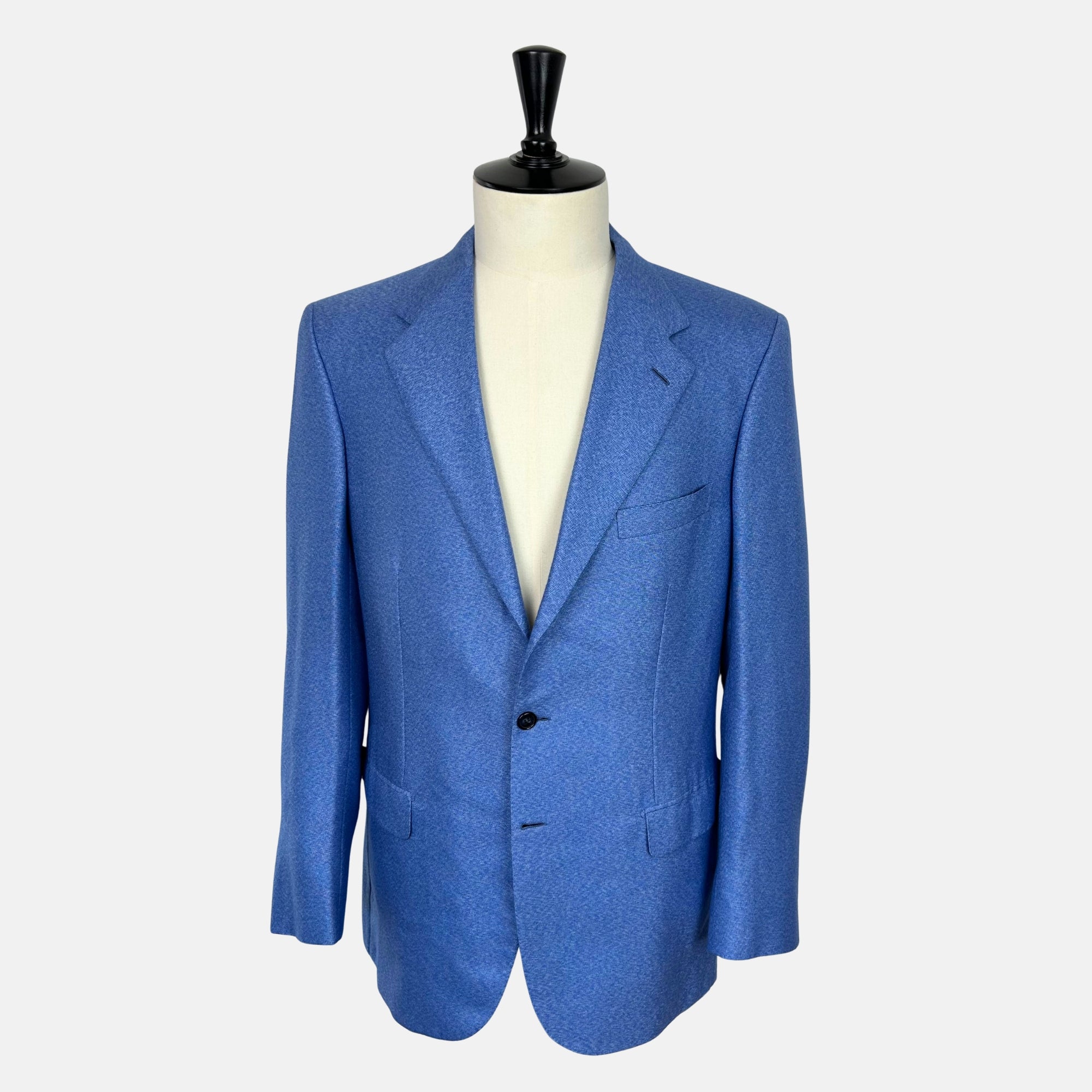 Blue Melange Blazer made of Cashmere/Silk (EU 52)