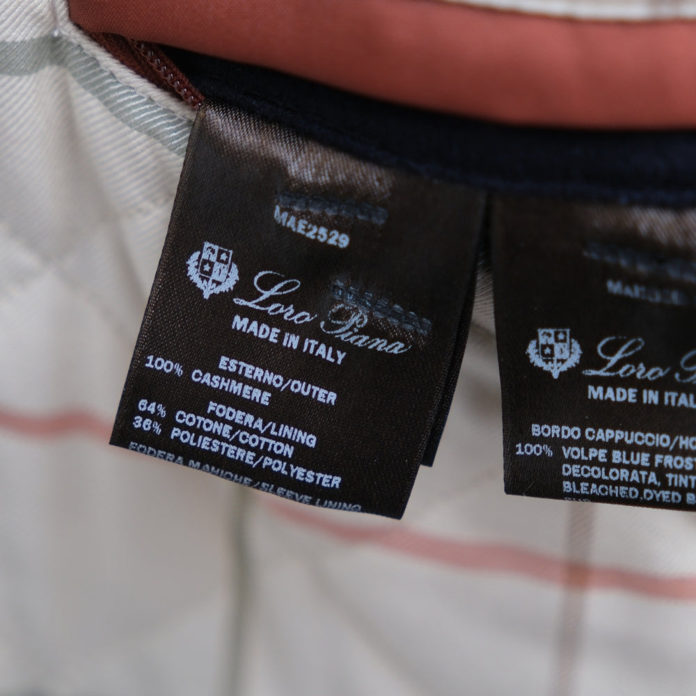 Navy Blue Icer Coat made of Cashmere (L)