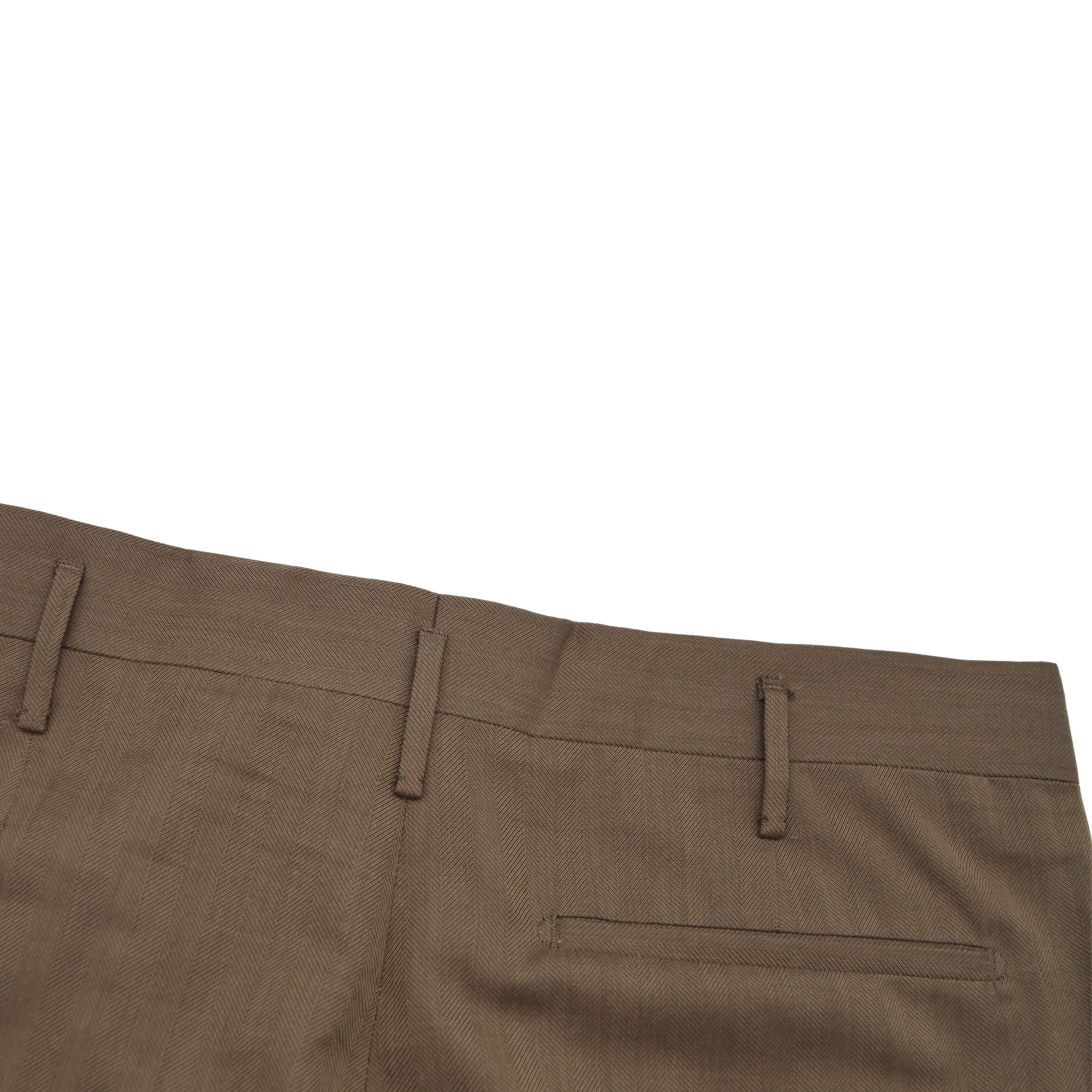 Brown Trousers made of Silk/Cotton (EU 46)