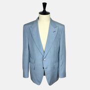 Light Blue Suit made of Silk/Linen (EU 54)