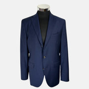 Navy Suit made of Silk/Virgin Wool (EU 48)