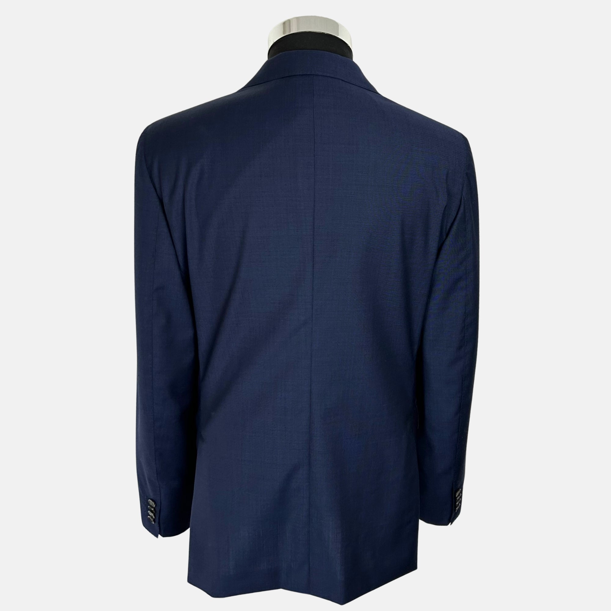 Navy Suit made of Silk/Virgin Wool (EU 48)