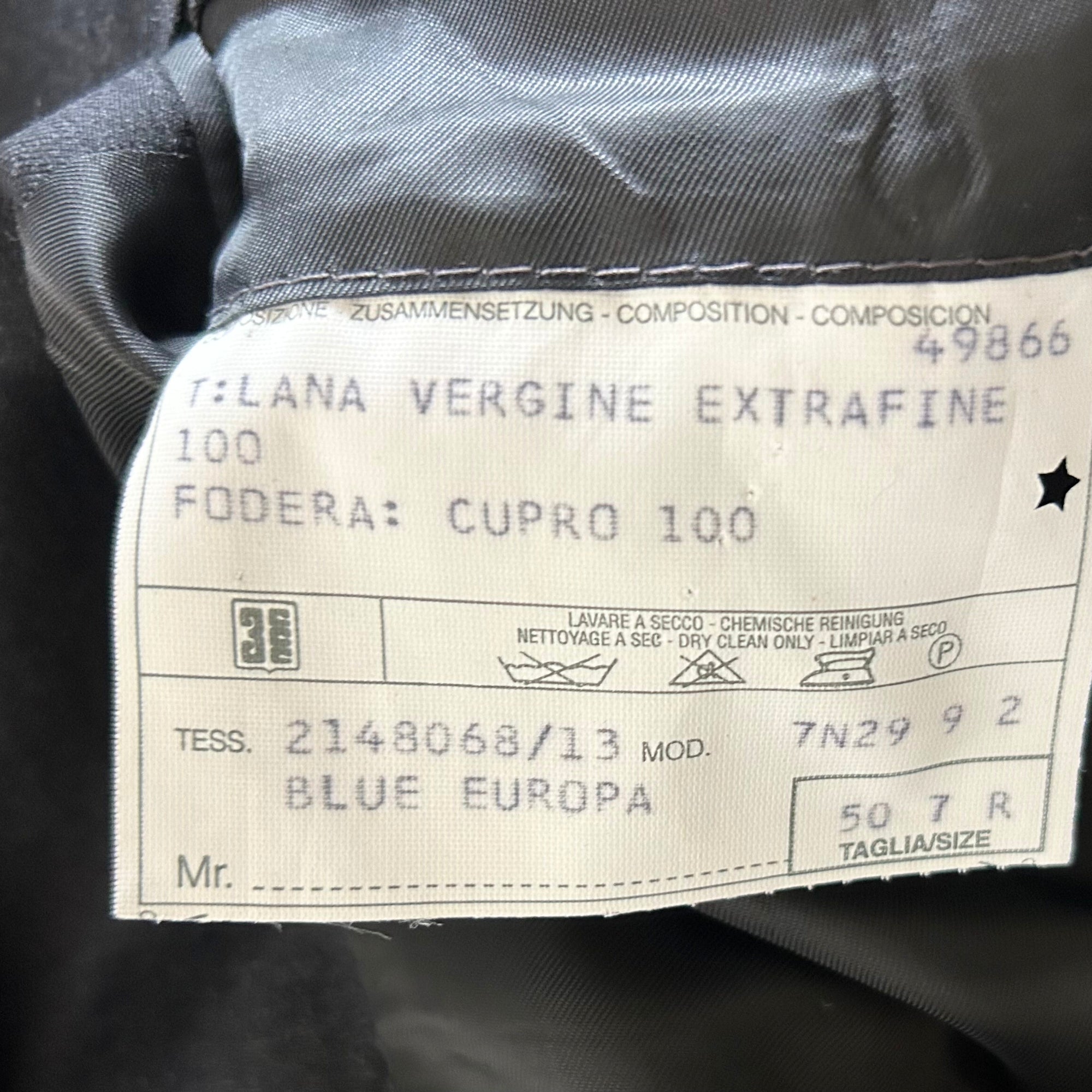 Charcoal Suit made of Wool (EU 50)