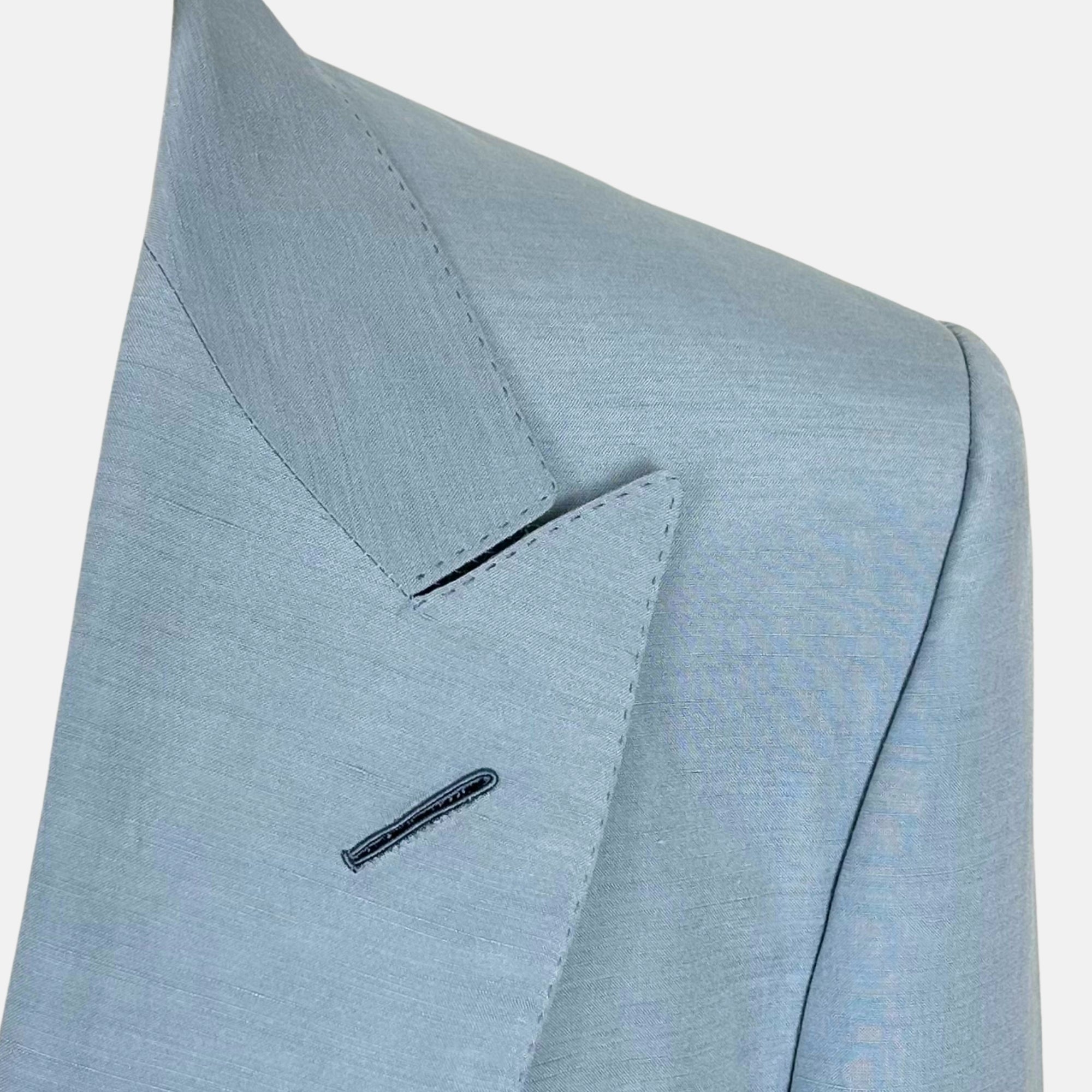 Light Blue Suit made of Silk/Linen (EU 54)