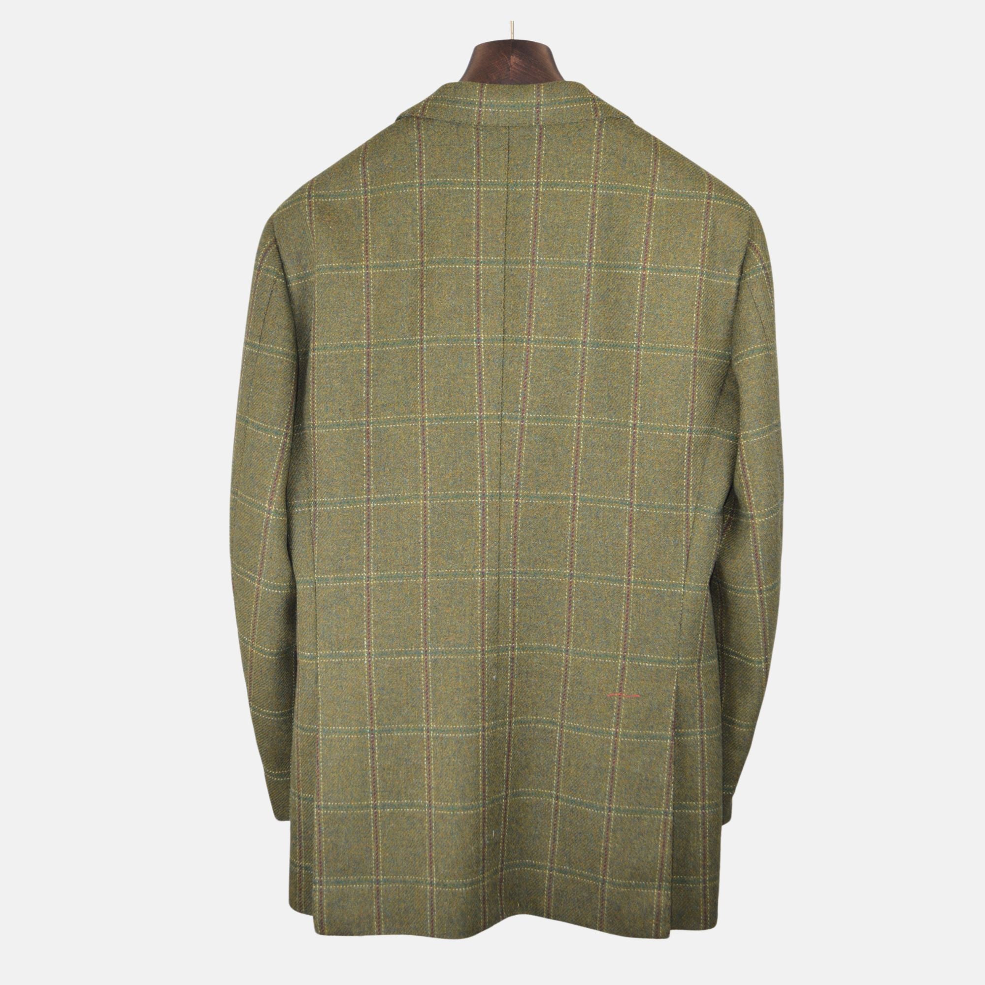 Green Patterned Blazer made of Wool (54)