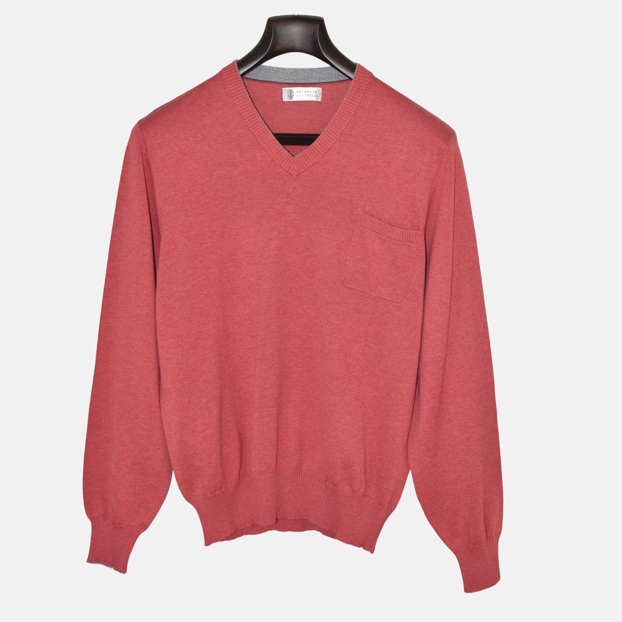 Red Sweater made of Cotton (EU 50)