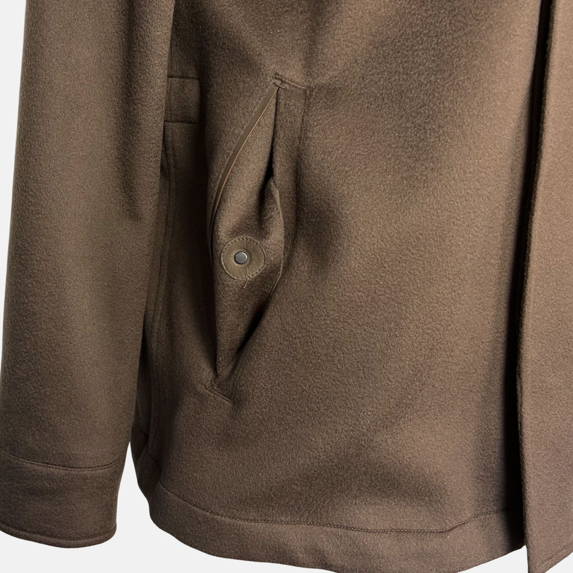 Brown "Cima" Cashmere Jacket (EU 50)