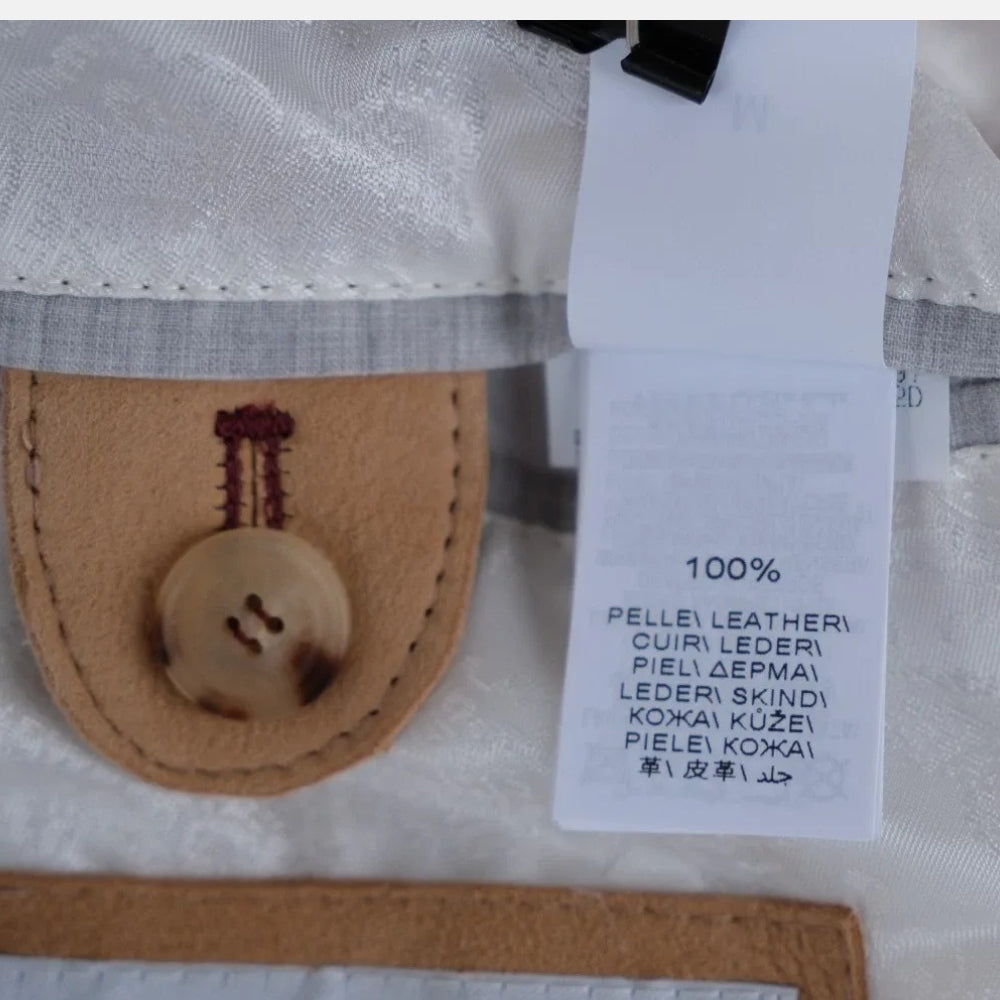 Beige Suede Shawl Collar Blazer (M)