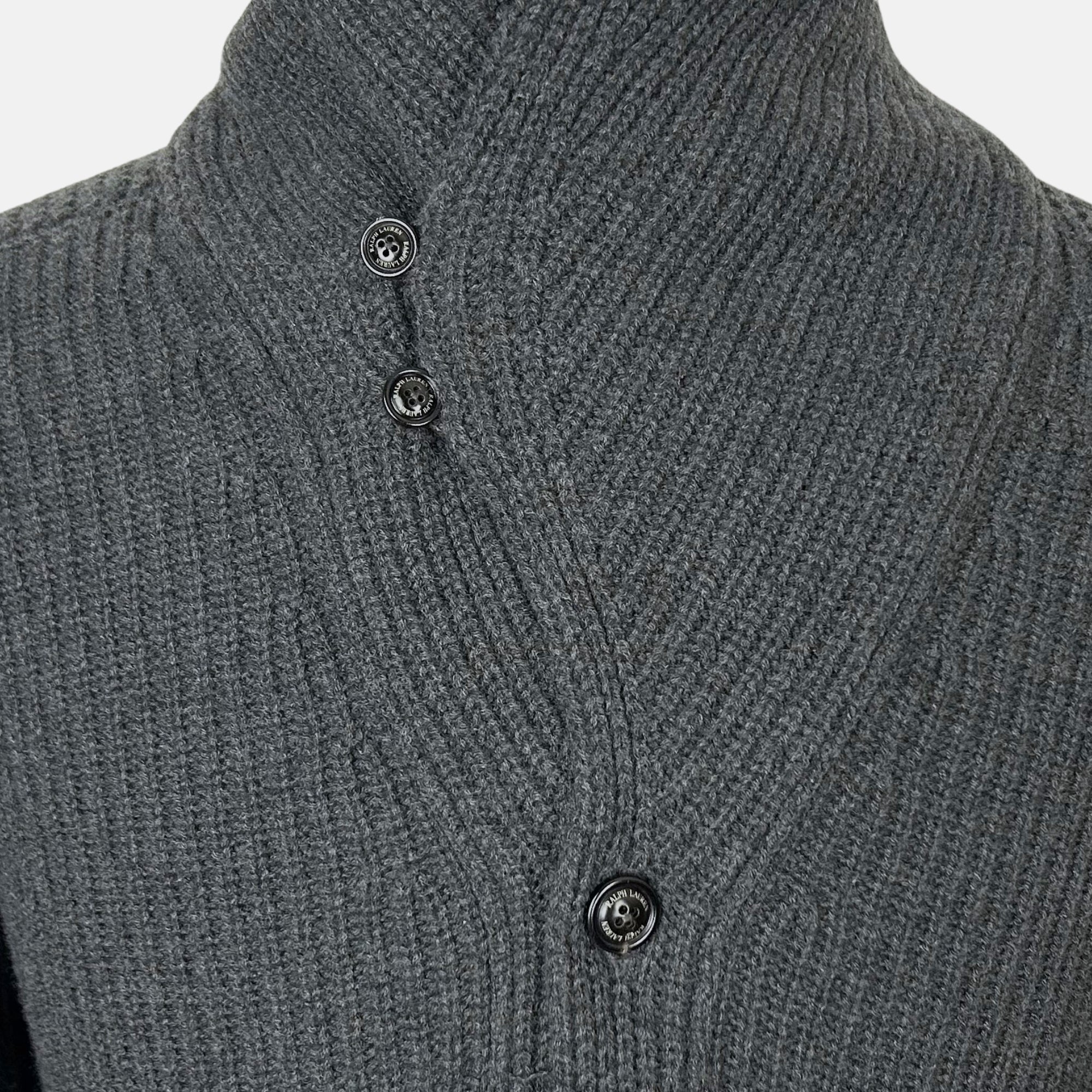 Dark Gray Cardigan made of Wool/Cashmere (M)