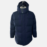 Navy Down Jacket made of Cashmere (EU 48, EU 50)