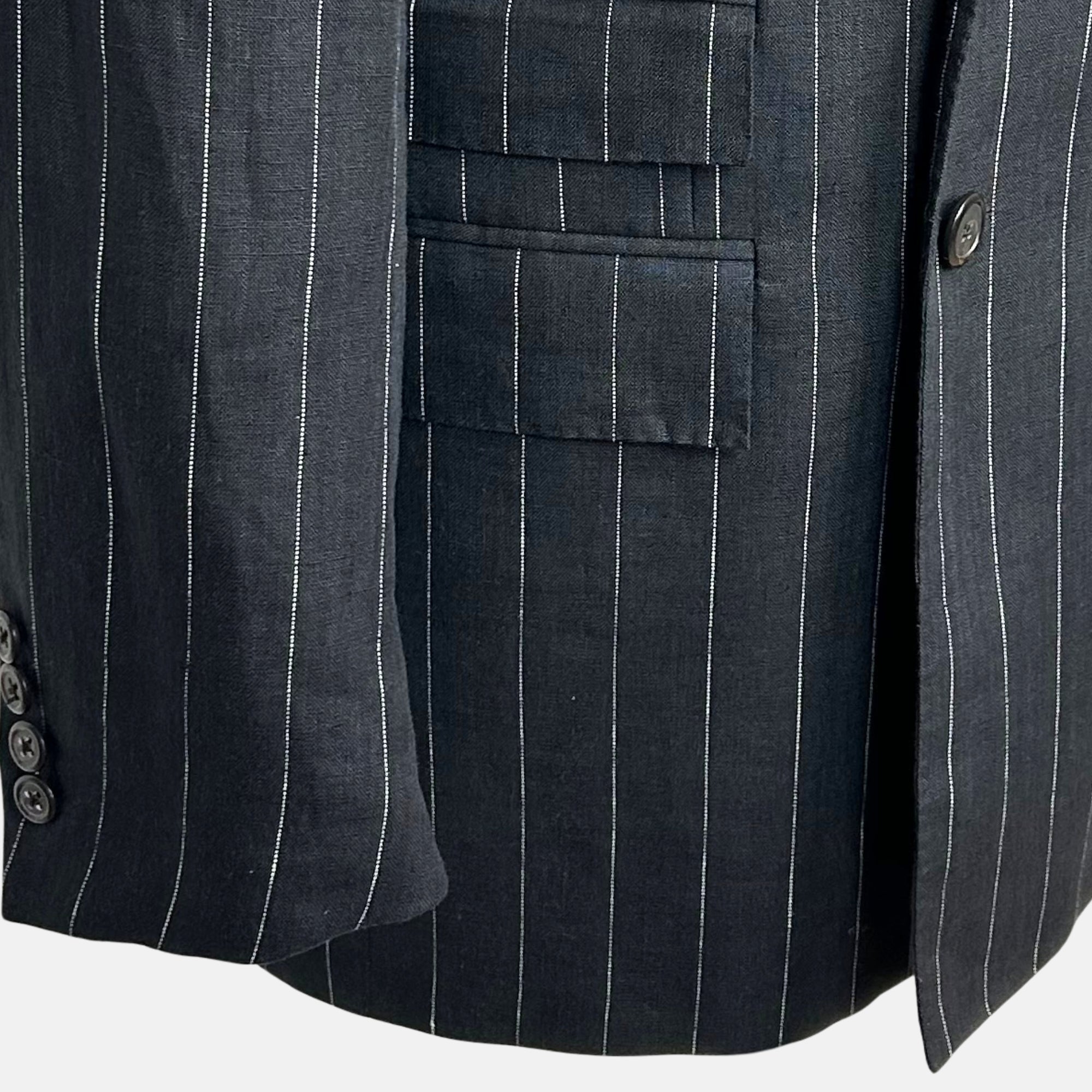 Black Striped Suit (EU 50)