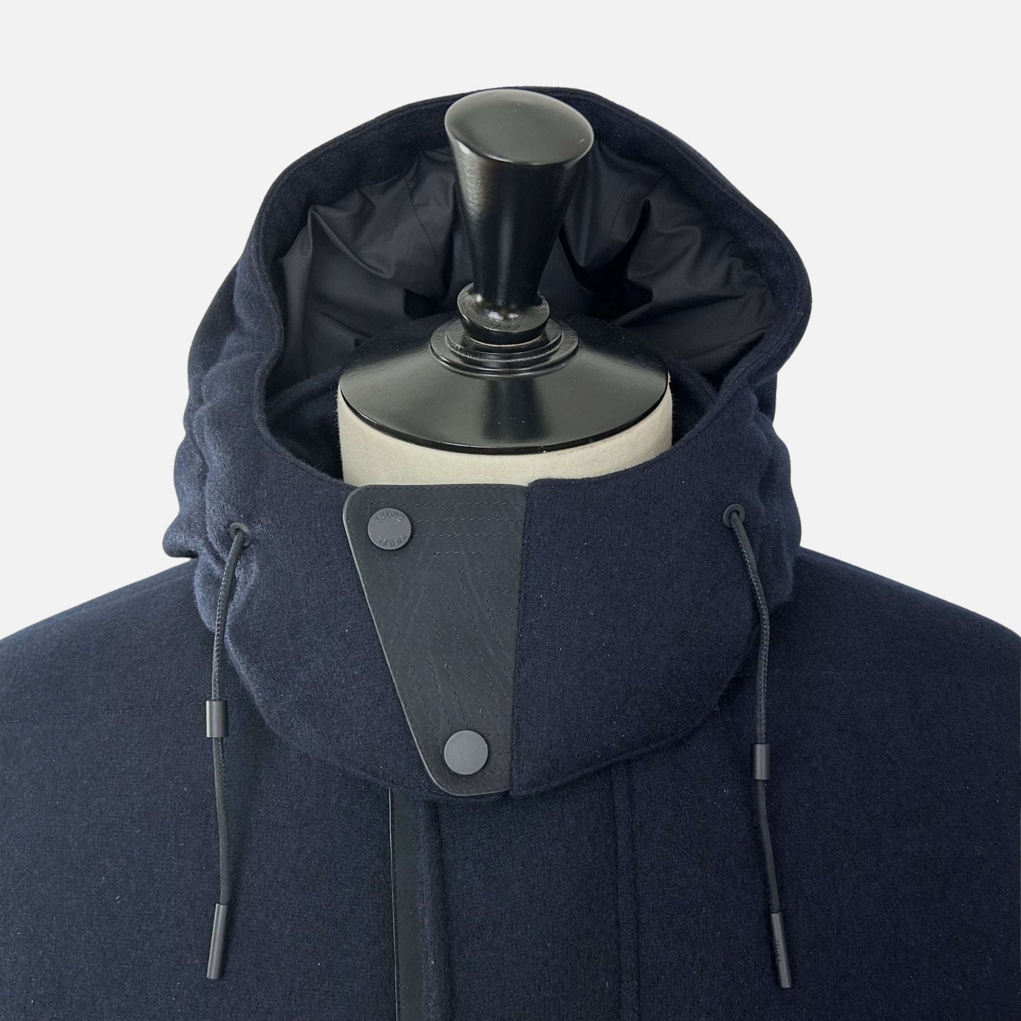 Navy Down Jacket made of Cashmere (EU 48, EU 50)