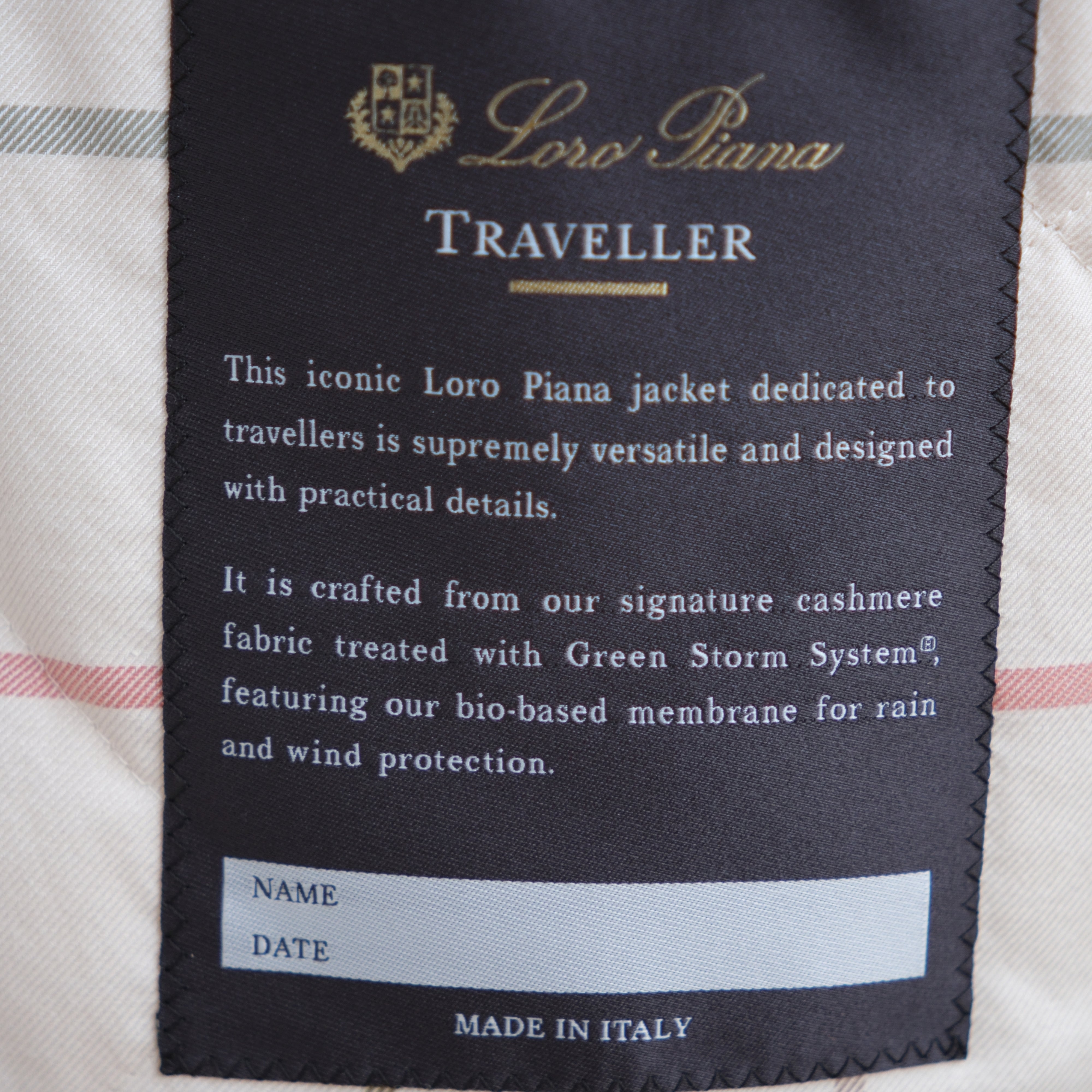 Brown "Traveller" Cashmere Jacket (EU 50)