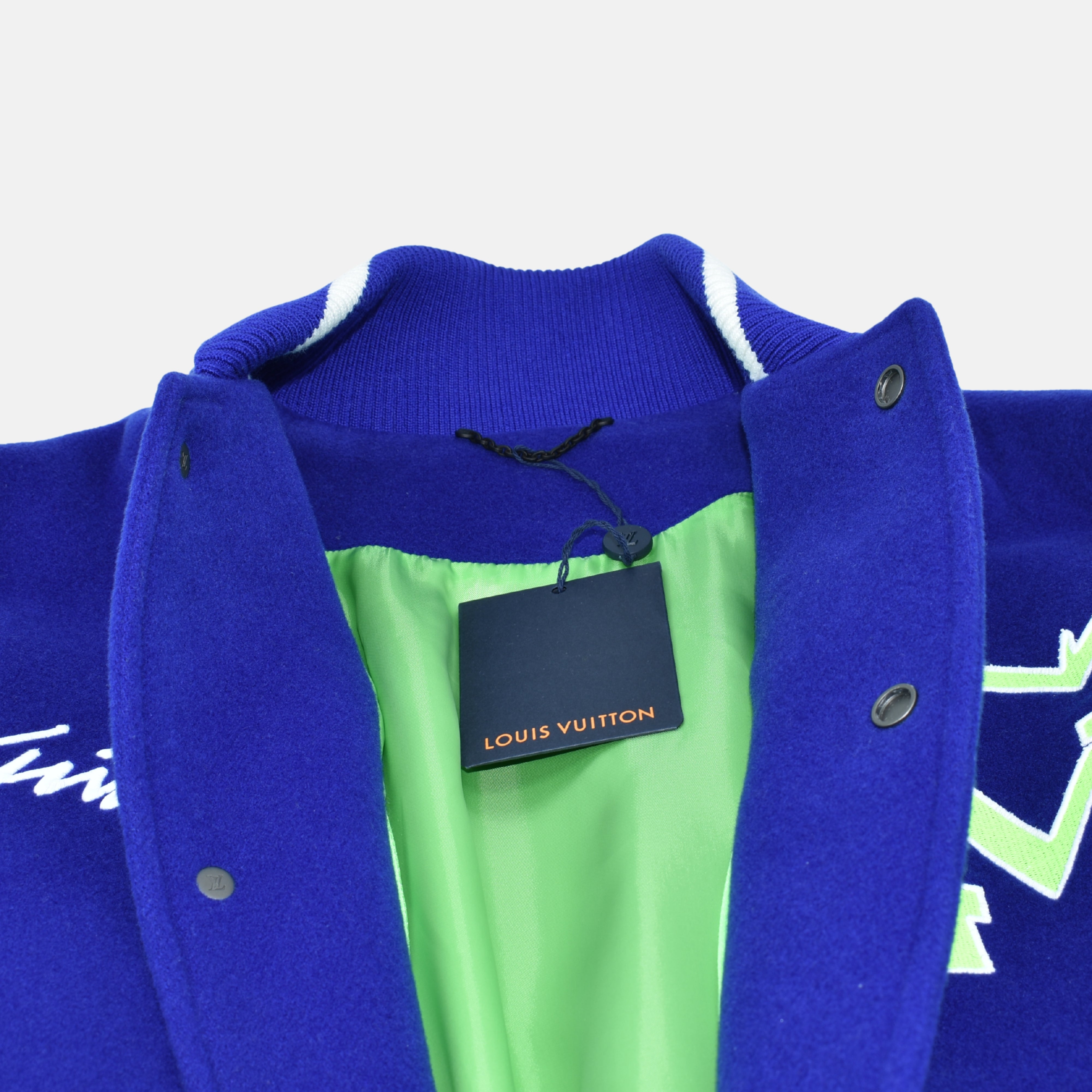 Blue/Green Gradient Bomber Jacket (EU 50)