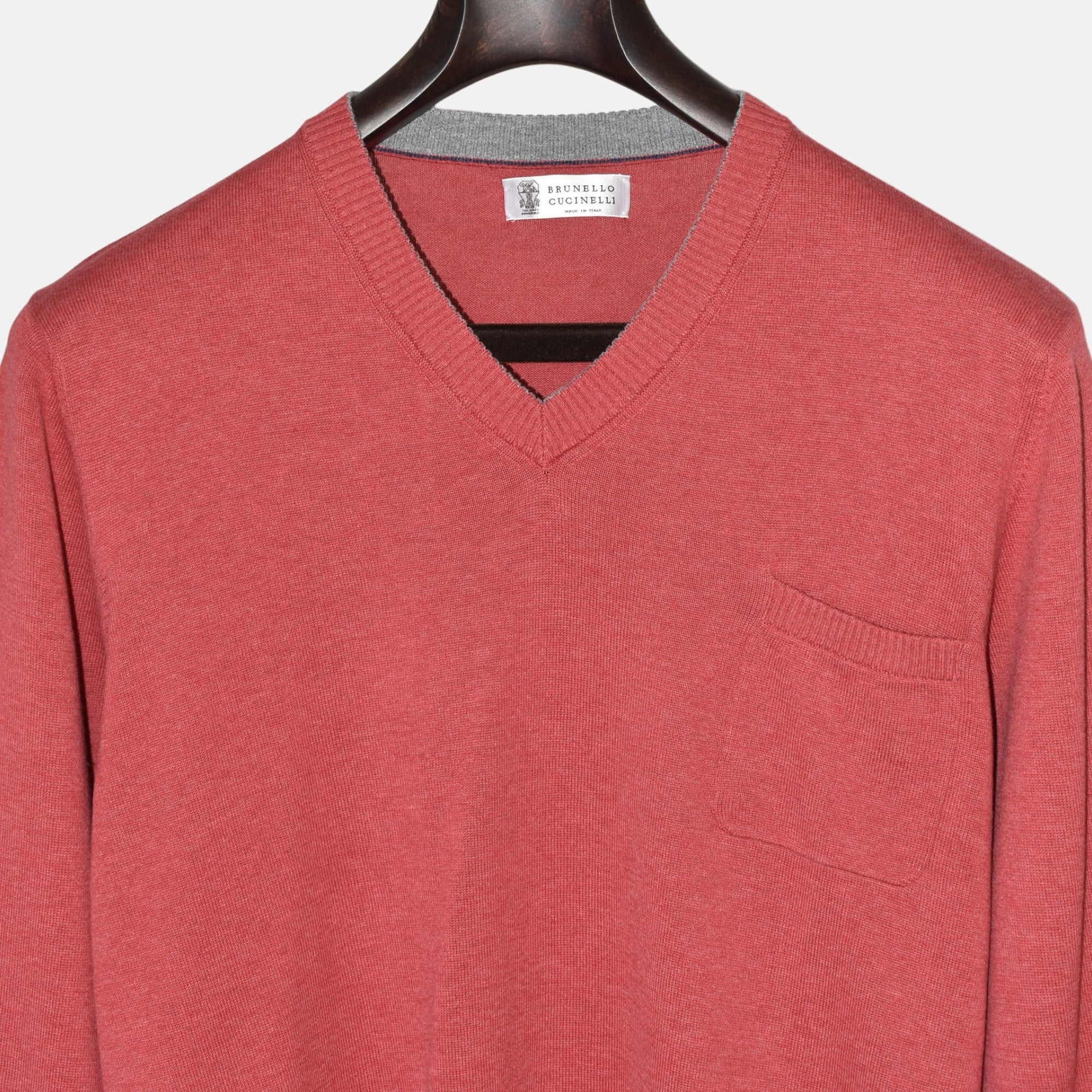 Red Sweater made of Cotton (EU 50)