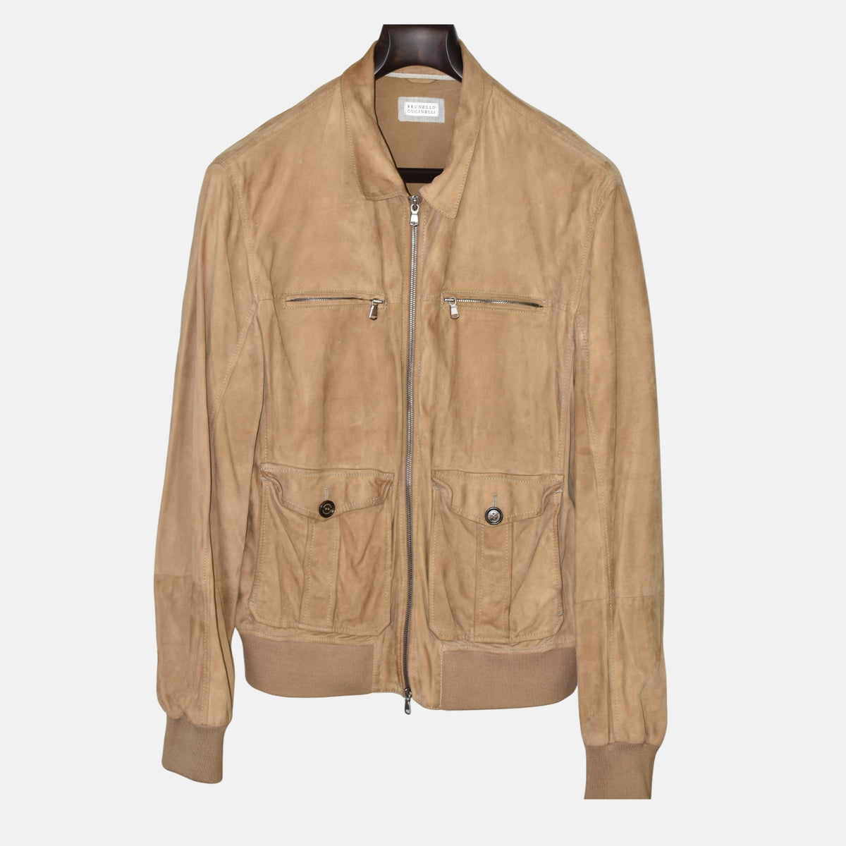 Beige Suede Jacket (XL)