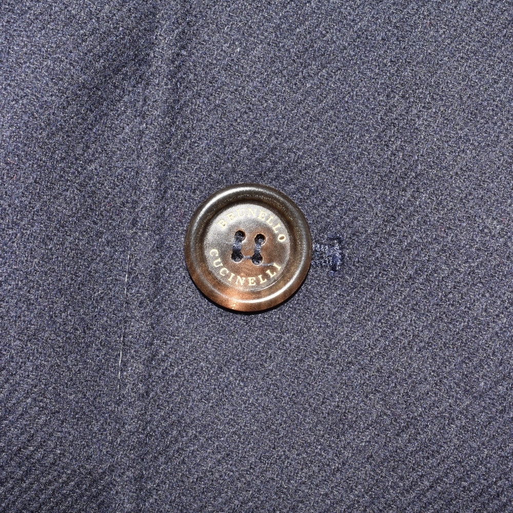 Navy Wool Cashmere Vest