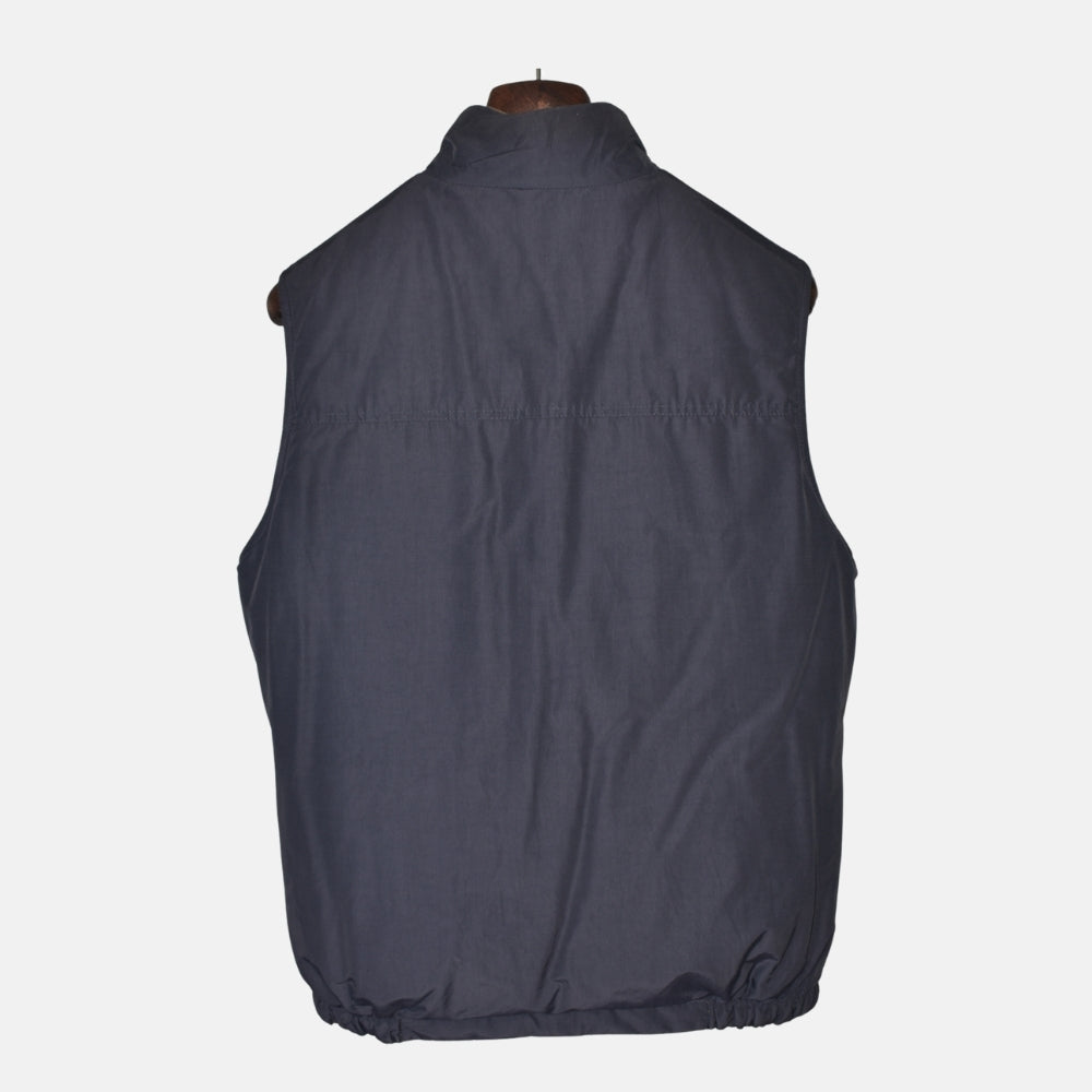 Brown Reversible Suede Down Vest (M)
