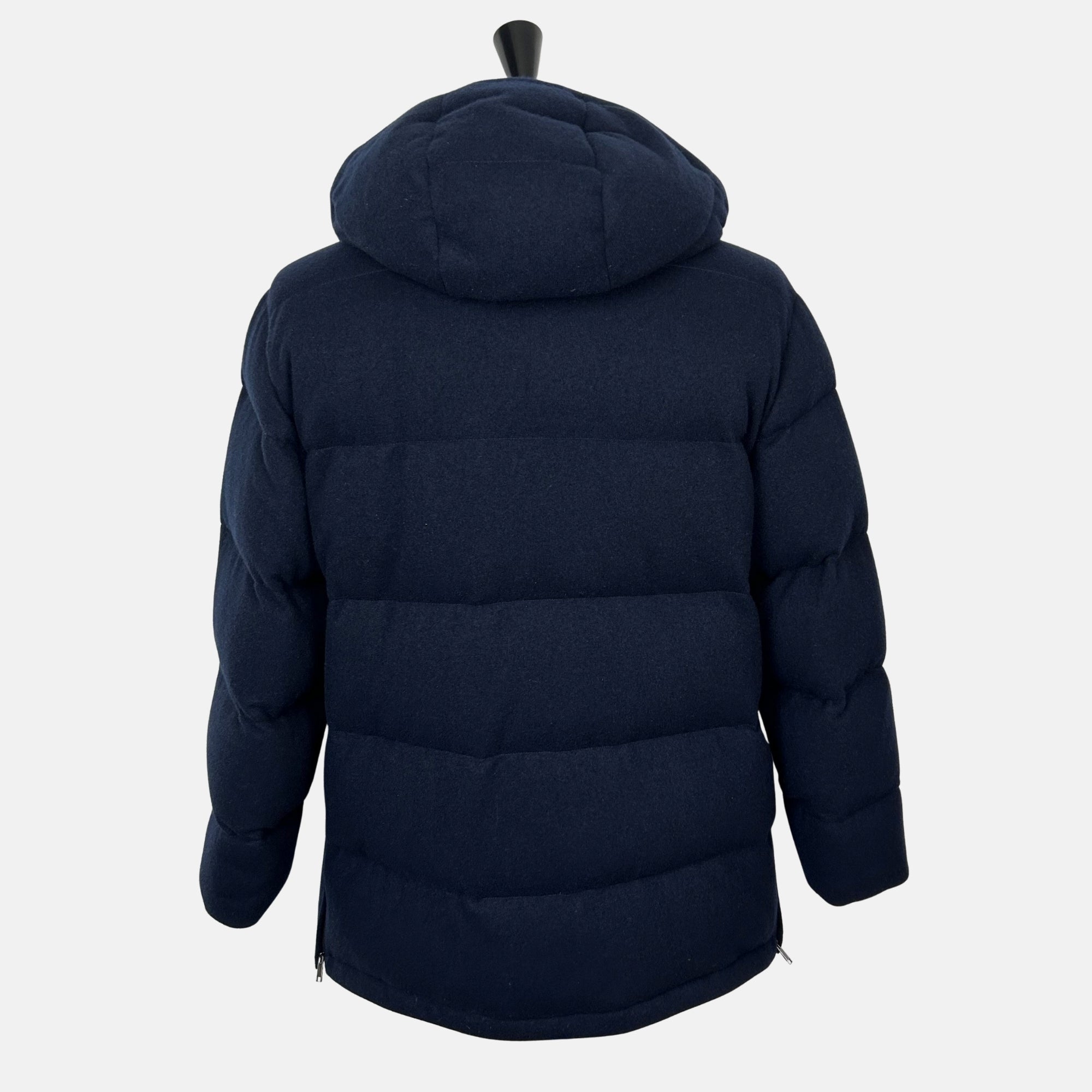 Navy Down Jacket made of Cashmere (EU 48, EU 50)