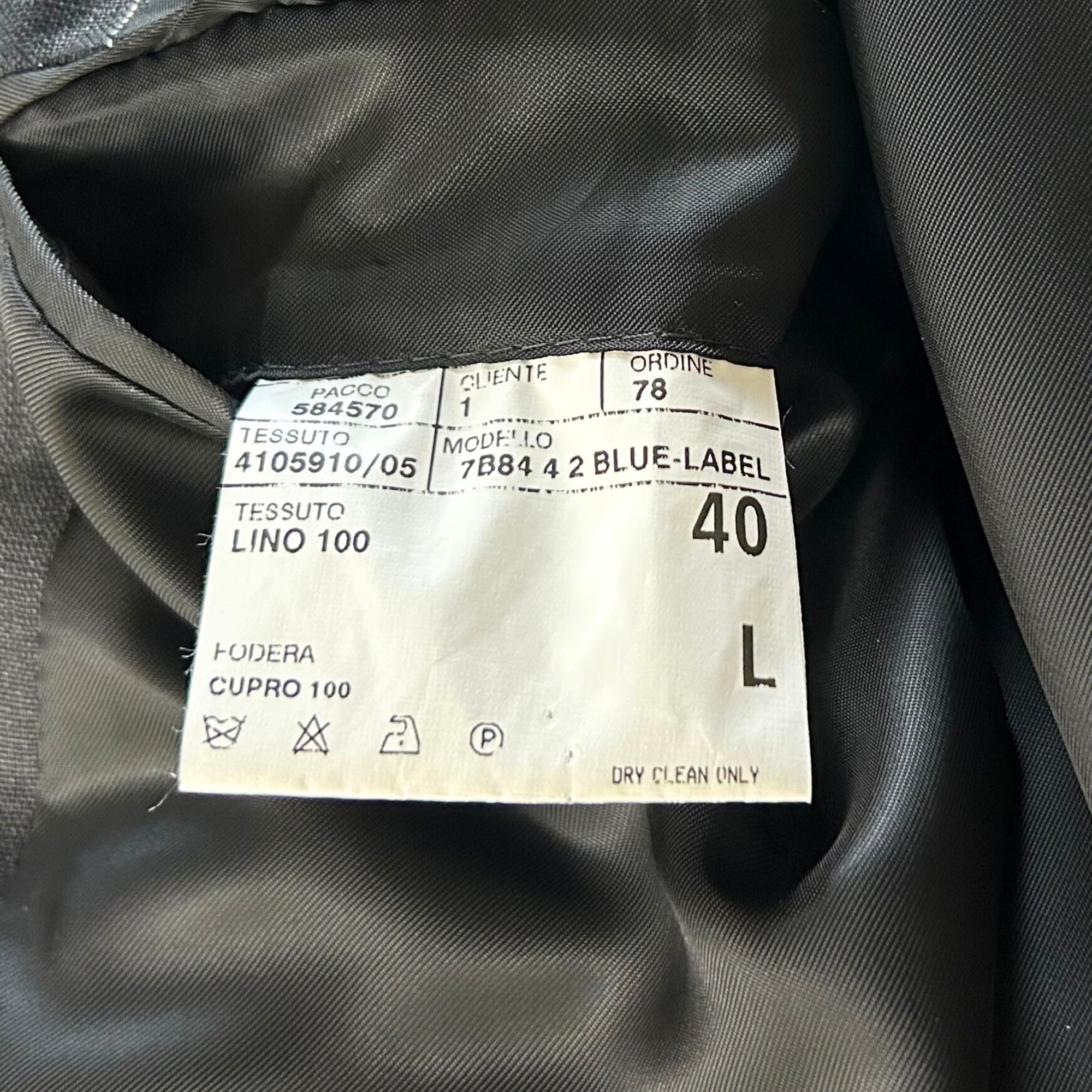 Black Striped Suit (EU 50)