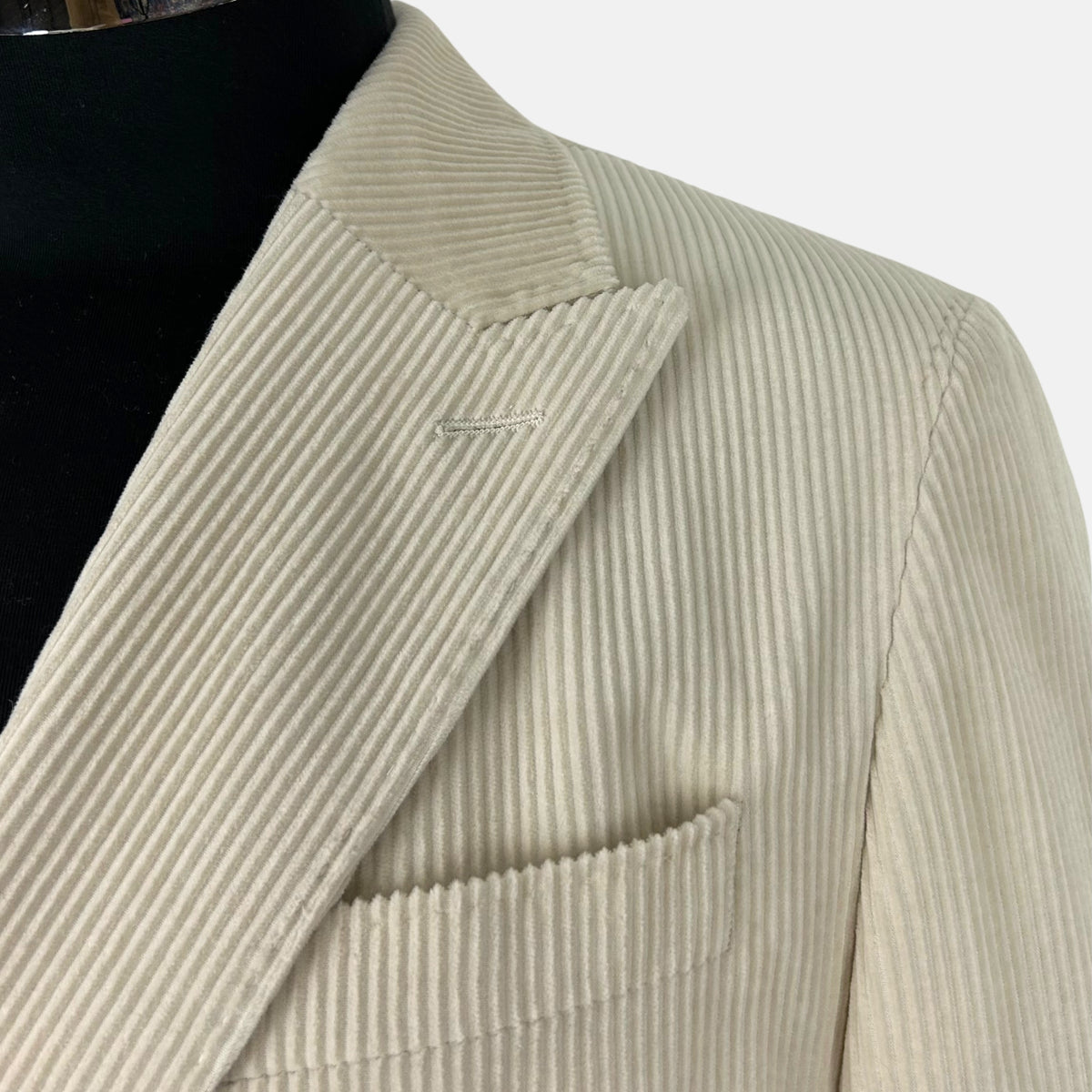 Offwhite Double Breasted Blazer made of Cotton/Cashmere (EU 48)