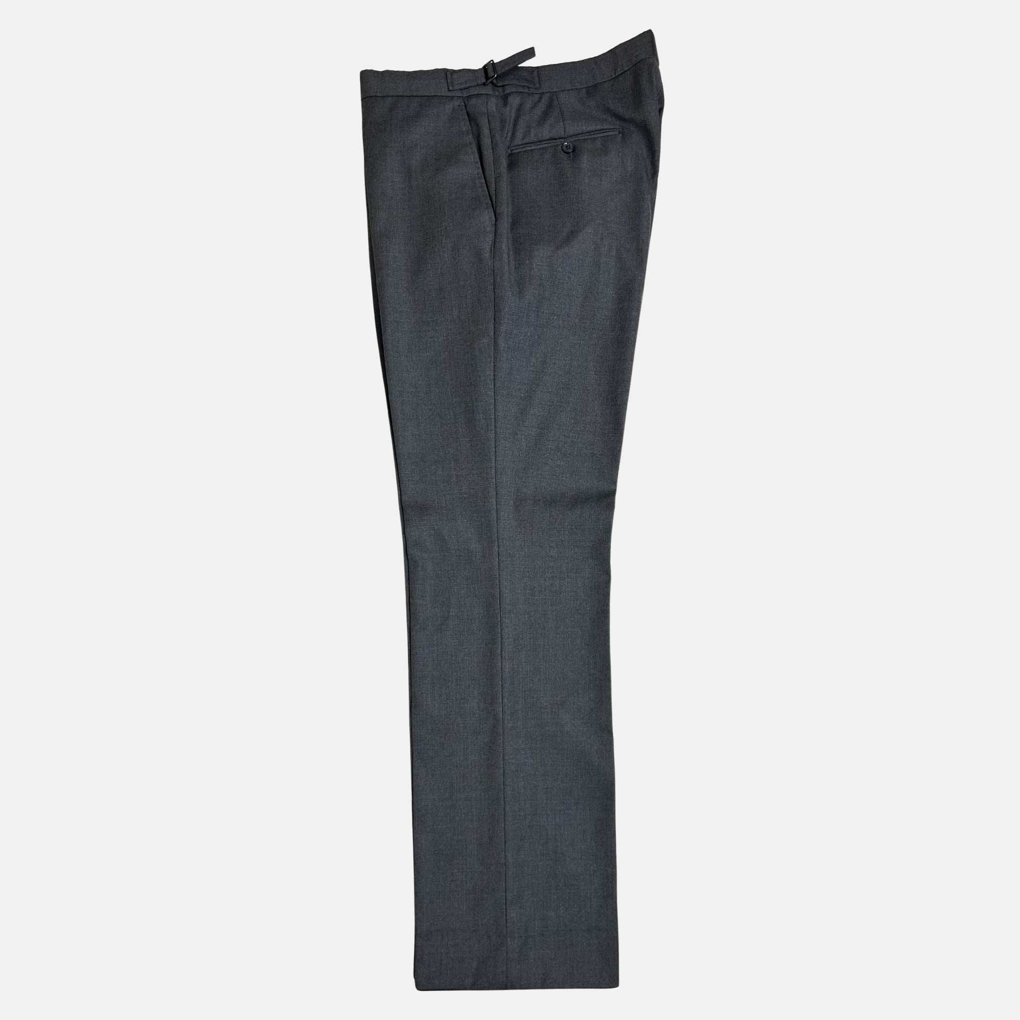 Gray Patterned Suit made of Wool (EU 52)