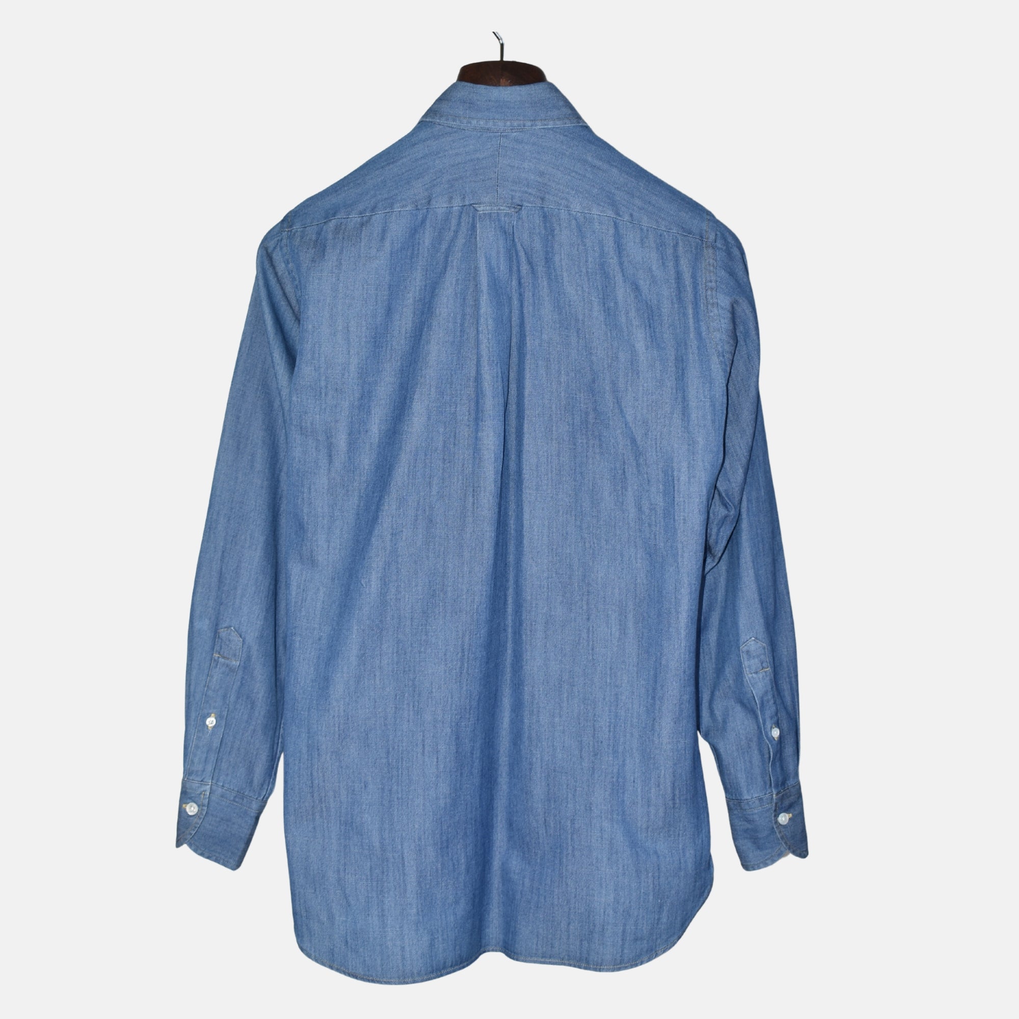 Blue Denim Shirt made of Cotton (EU 39)