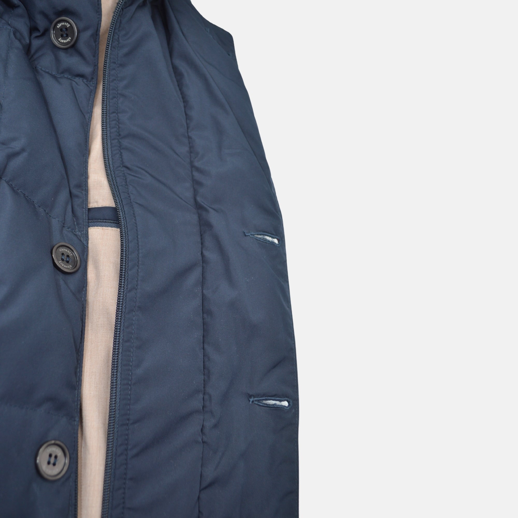 Navy Blue Down Jacket (L)