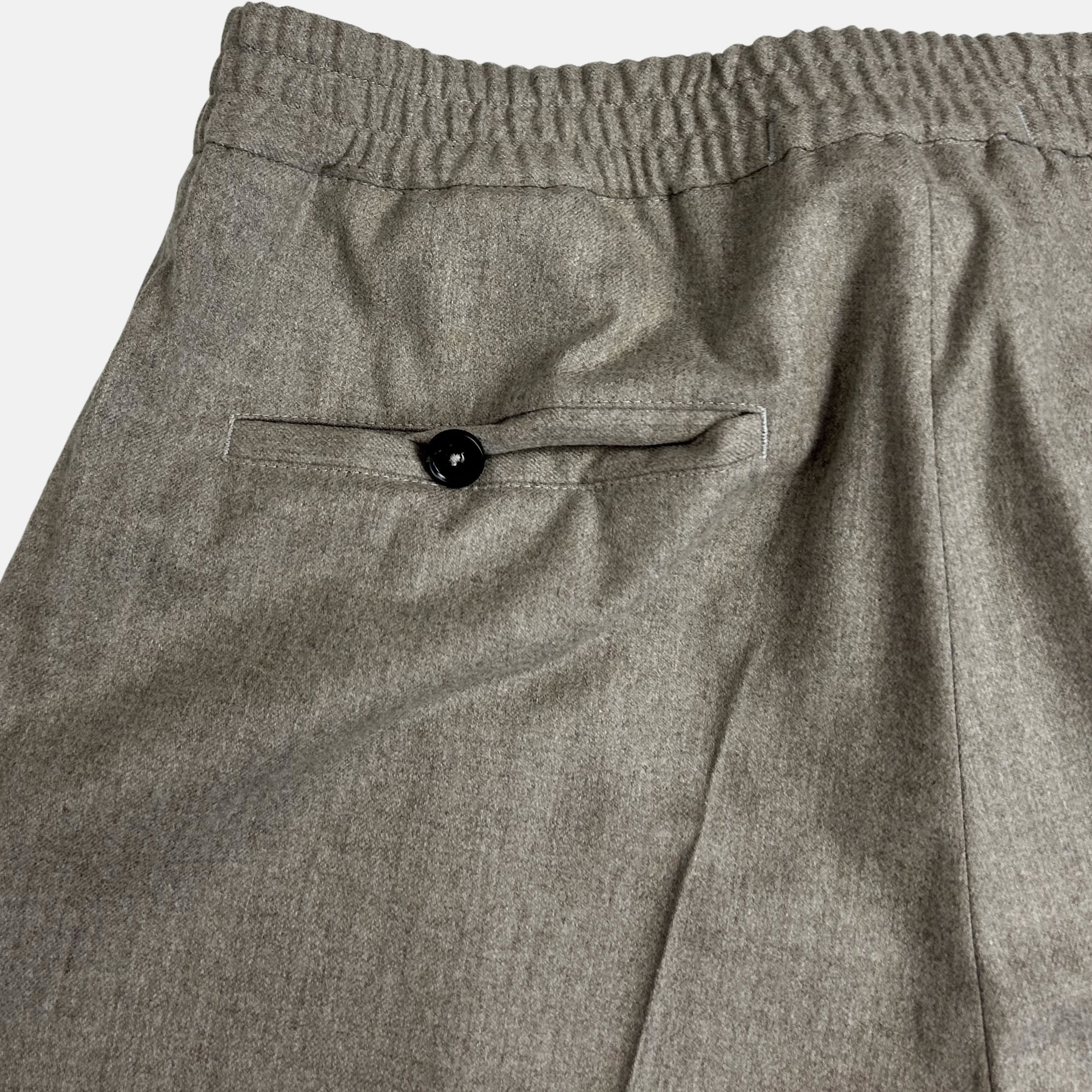 Ecru Melange 15MilMil15 Jogger Flannel Pants (EU 48)