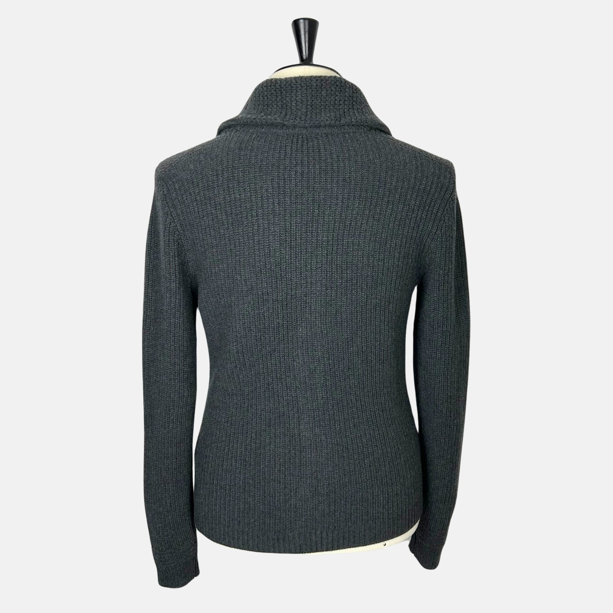 Dark Gray Cardigan made of Wool/Cashmere (M)