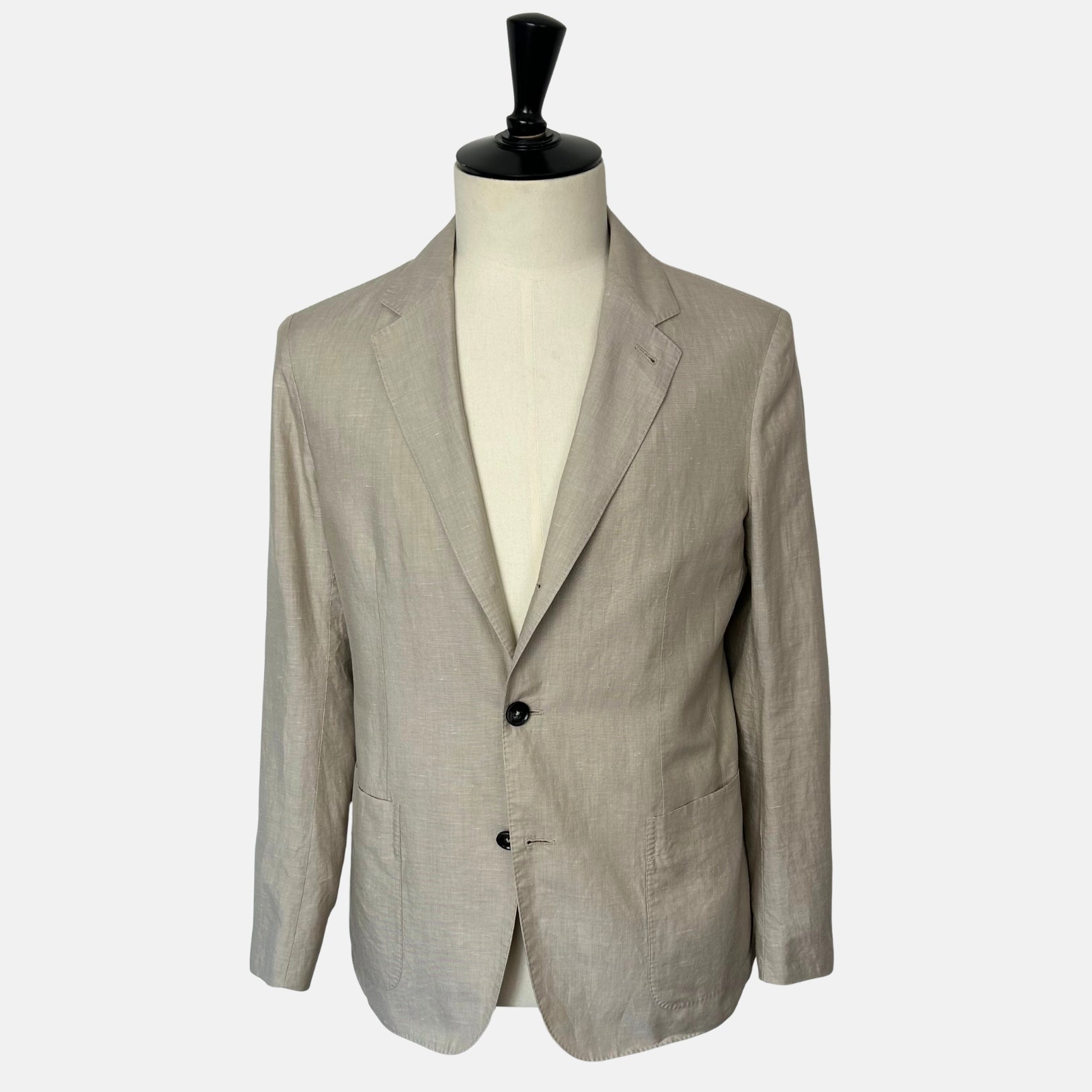 Ecru Blazer made of Cotton/Linen/Silk (EU 48)