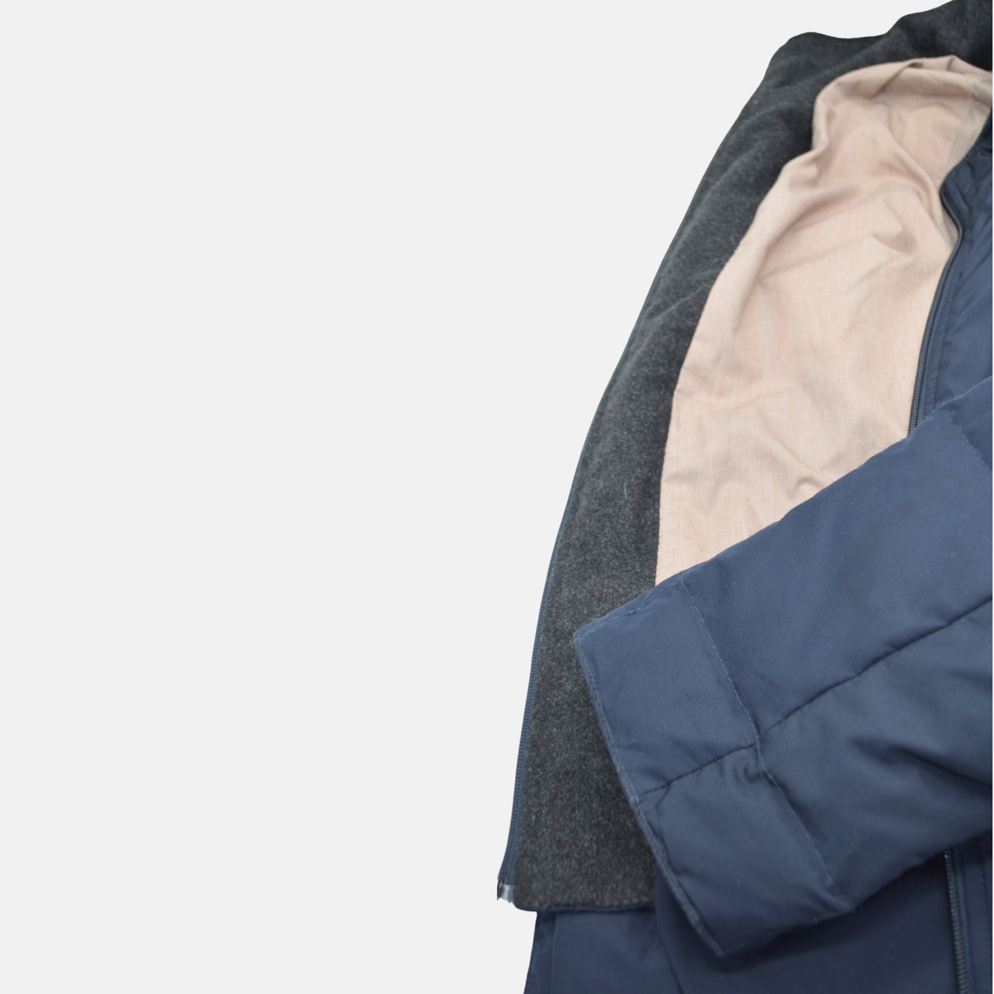 Navy Blue Down Jacket (L)