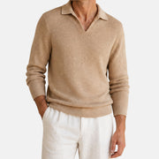 Camel Sweater made of Cashmere/Silk (EU 48)