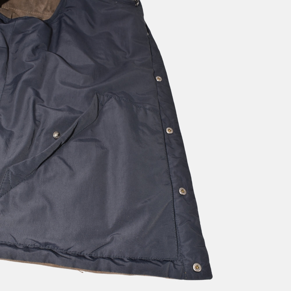 Brown Reversible Suede Down Vest (M)